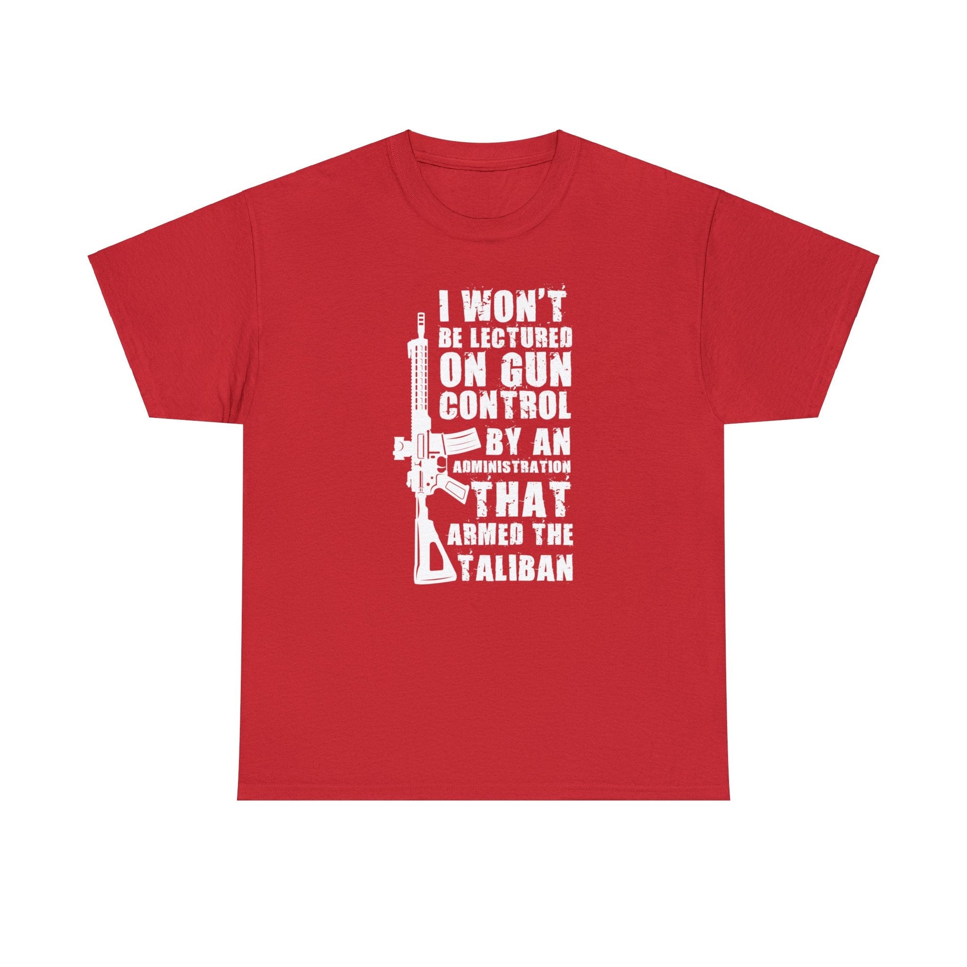 "I Won't Be Lectured on Gun Control..." Unisex T-Shirt - PatriotDepot.com