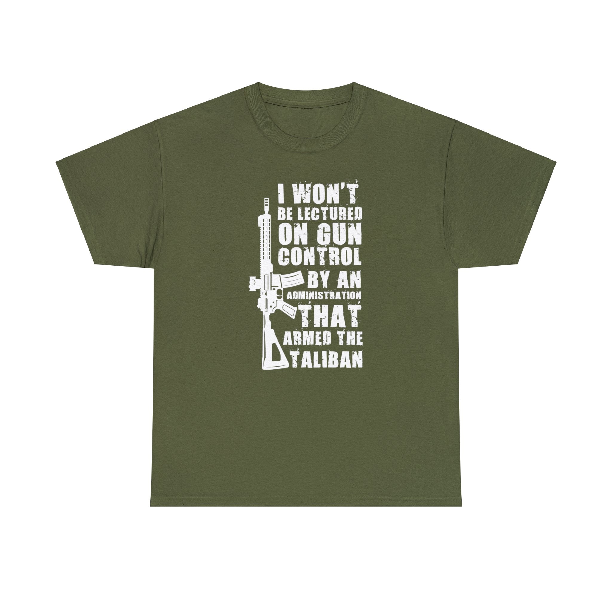 "I Won't Be Lectured on Gun Control..." Unisex T-Shirt - PatriotDepot.com