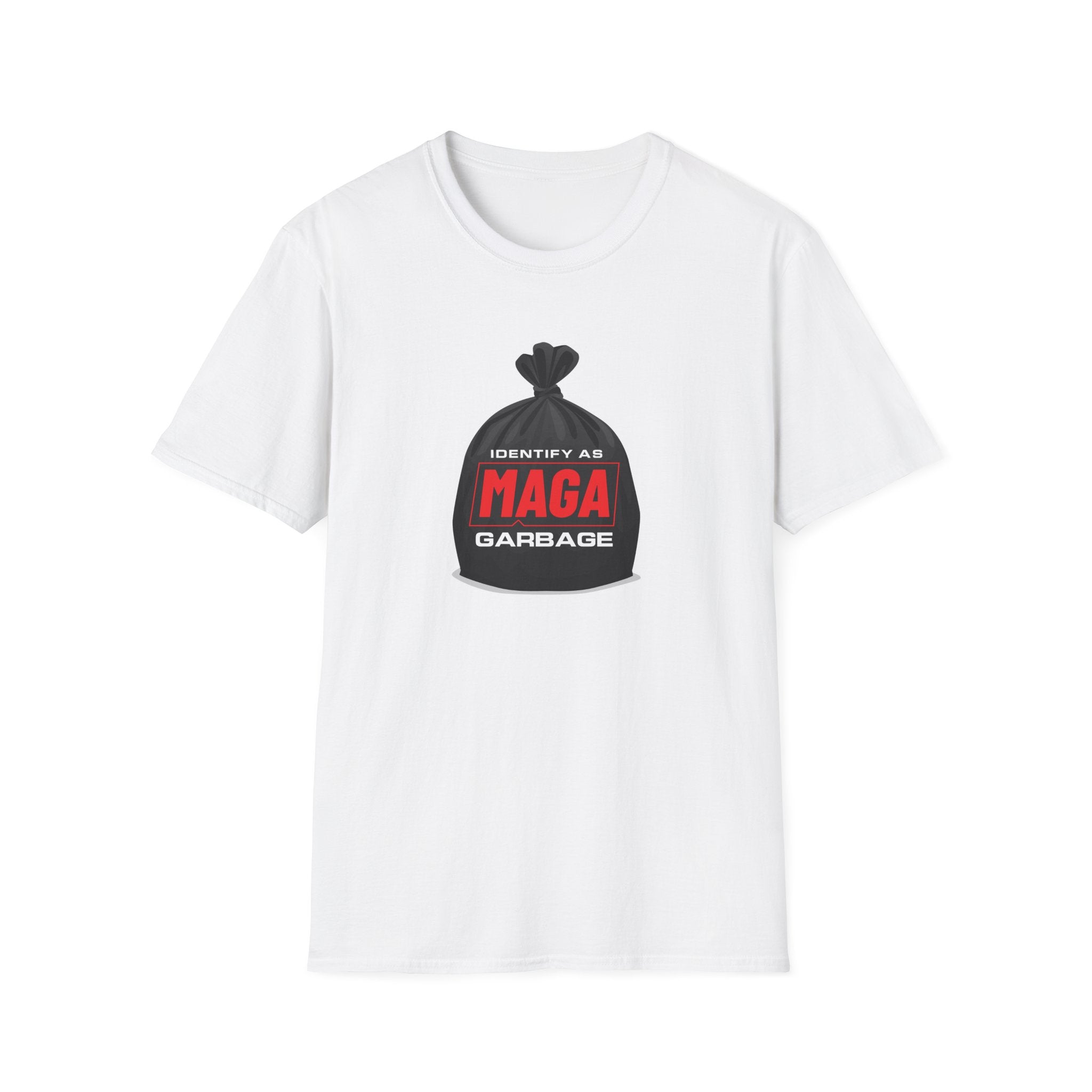 Identify As MAGA Garbage T-Shirt - PatriotDepot.com