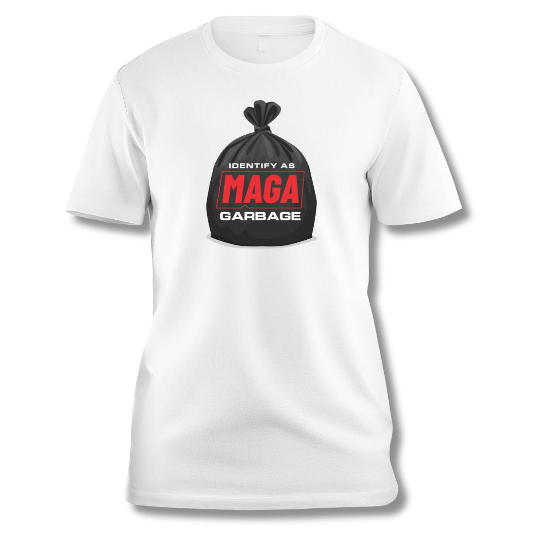 Identify As MAGA Garbage T-Shirt - PatriotDepot.com