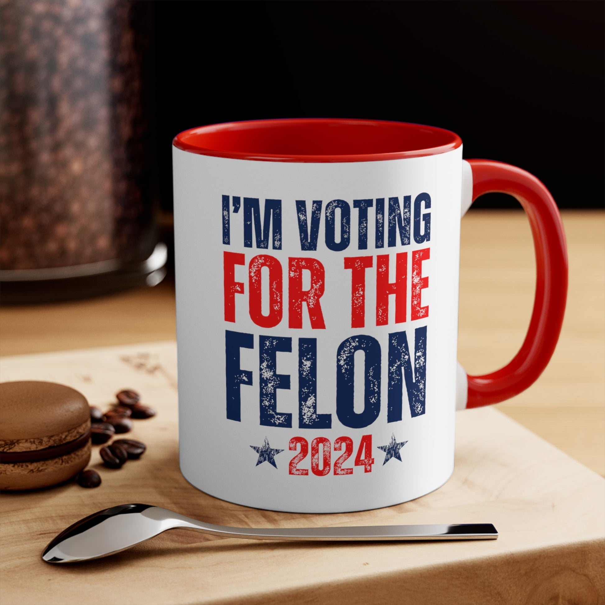 I'm Voting for the Felon 2024 Mug - PatriotDepot.com