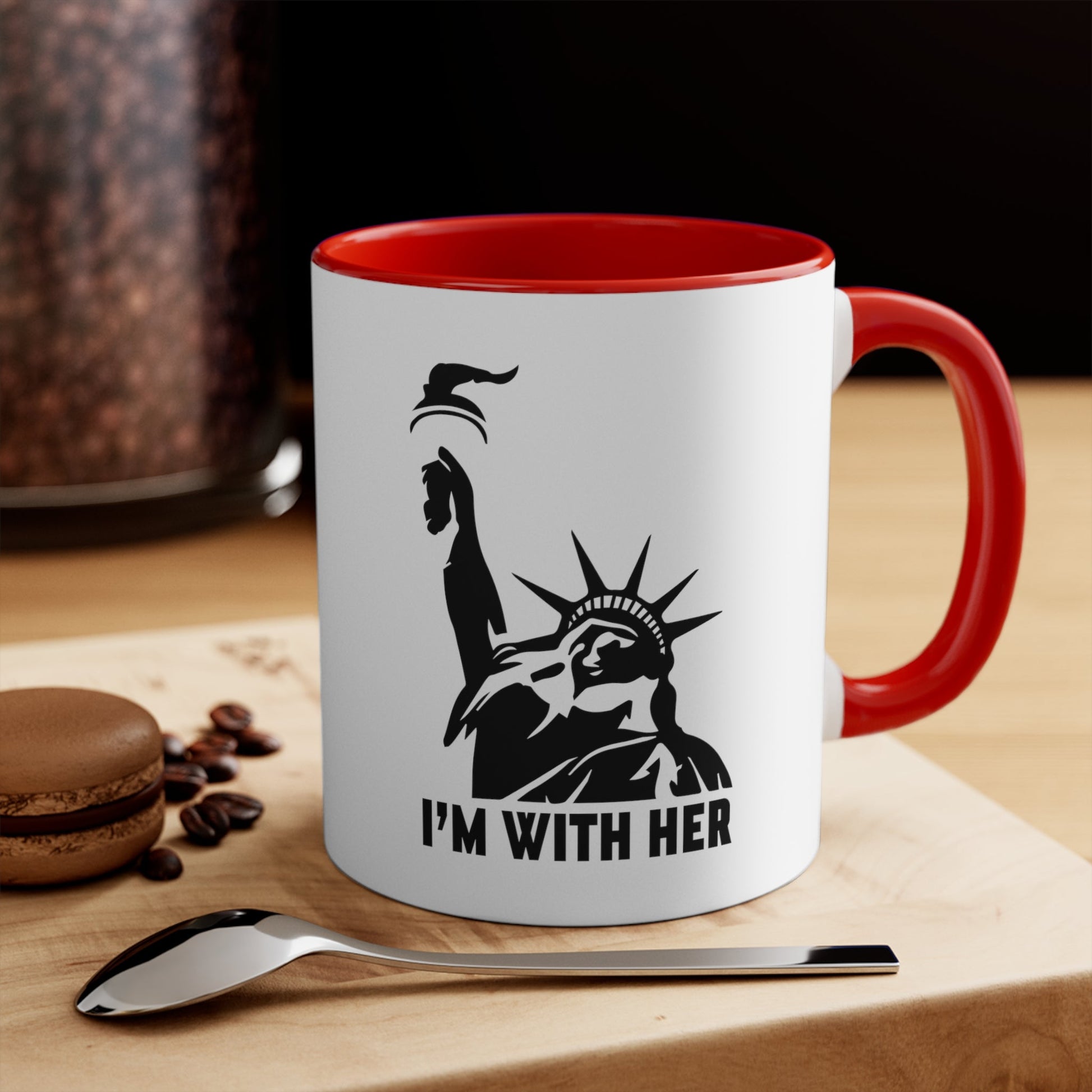 I'm With Her Mug (2 Sizes, 3 Colors) - PatriotDepot.com