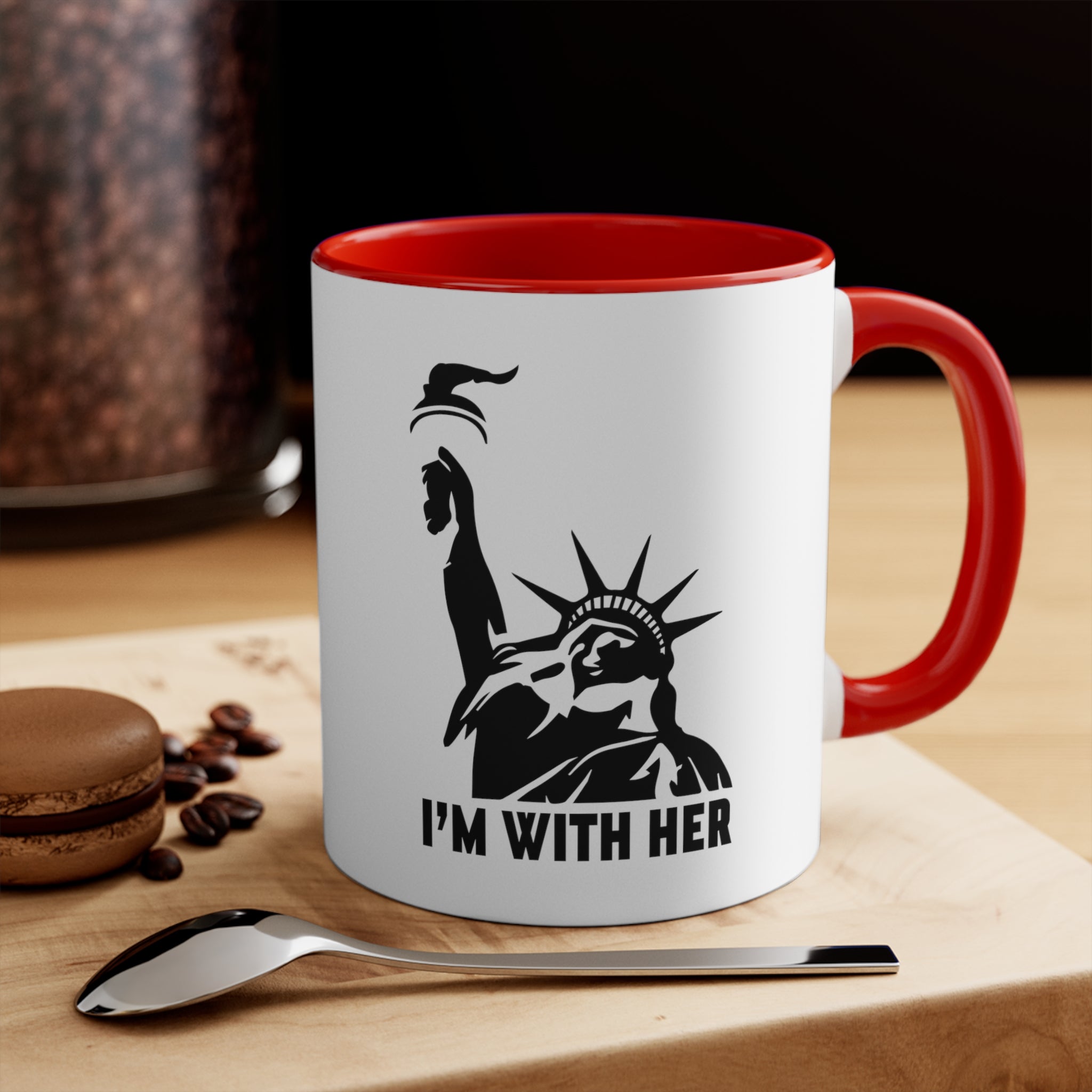 I'm With Her Mug (2 Sizes, 3 Colors) - PatriotDepot.com