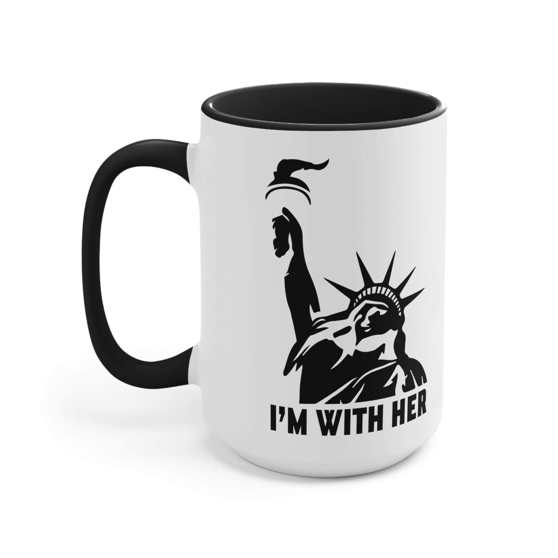 I'm With Her Mug (2 Sizes, 3 Colors) - PatriotDepot.com