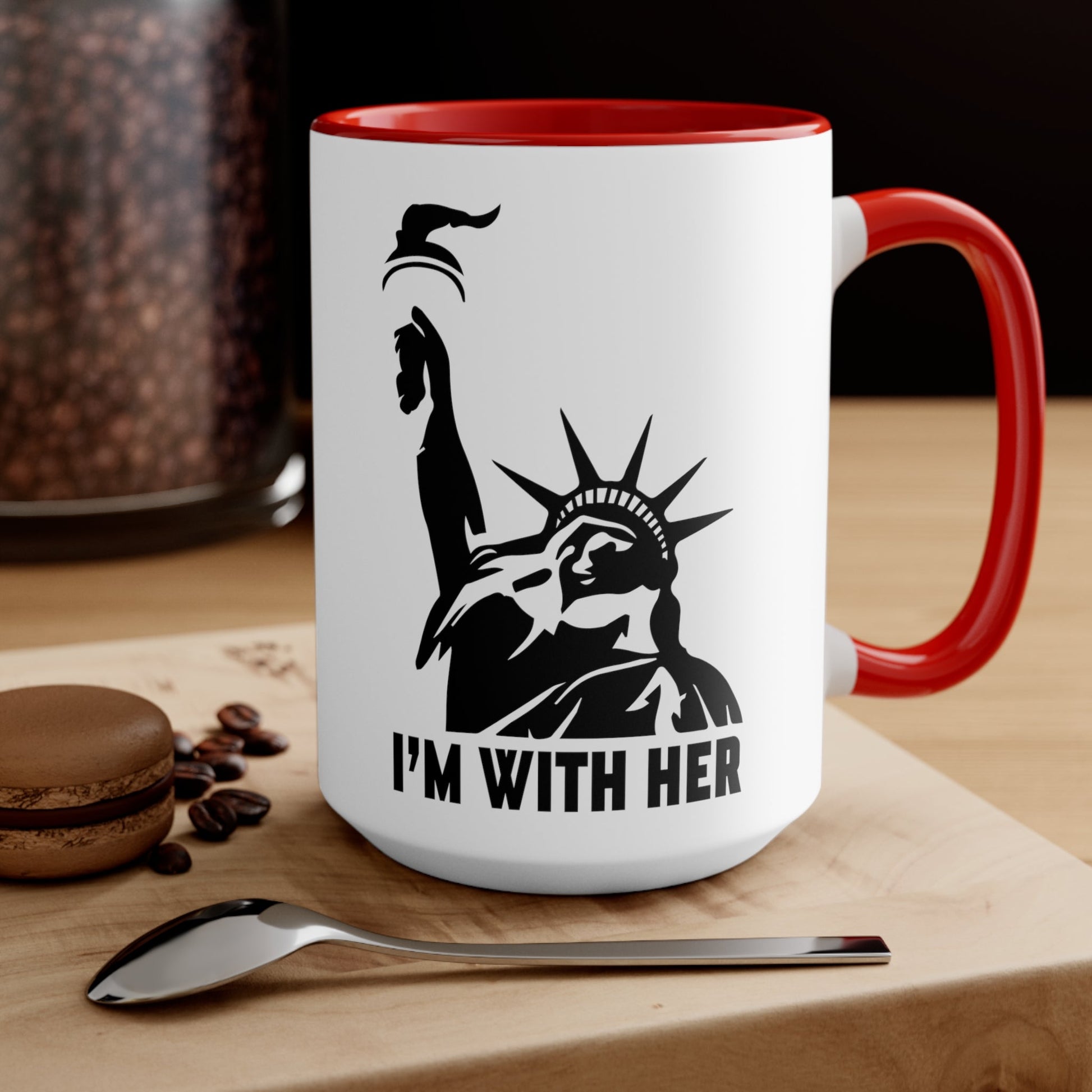 I'm With Her Mug (2 Sizes, 3 Colors) - PatriotDepot.com