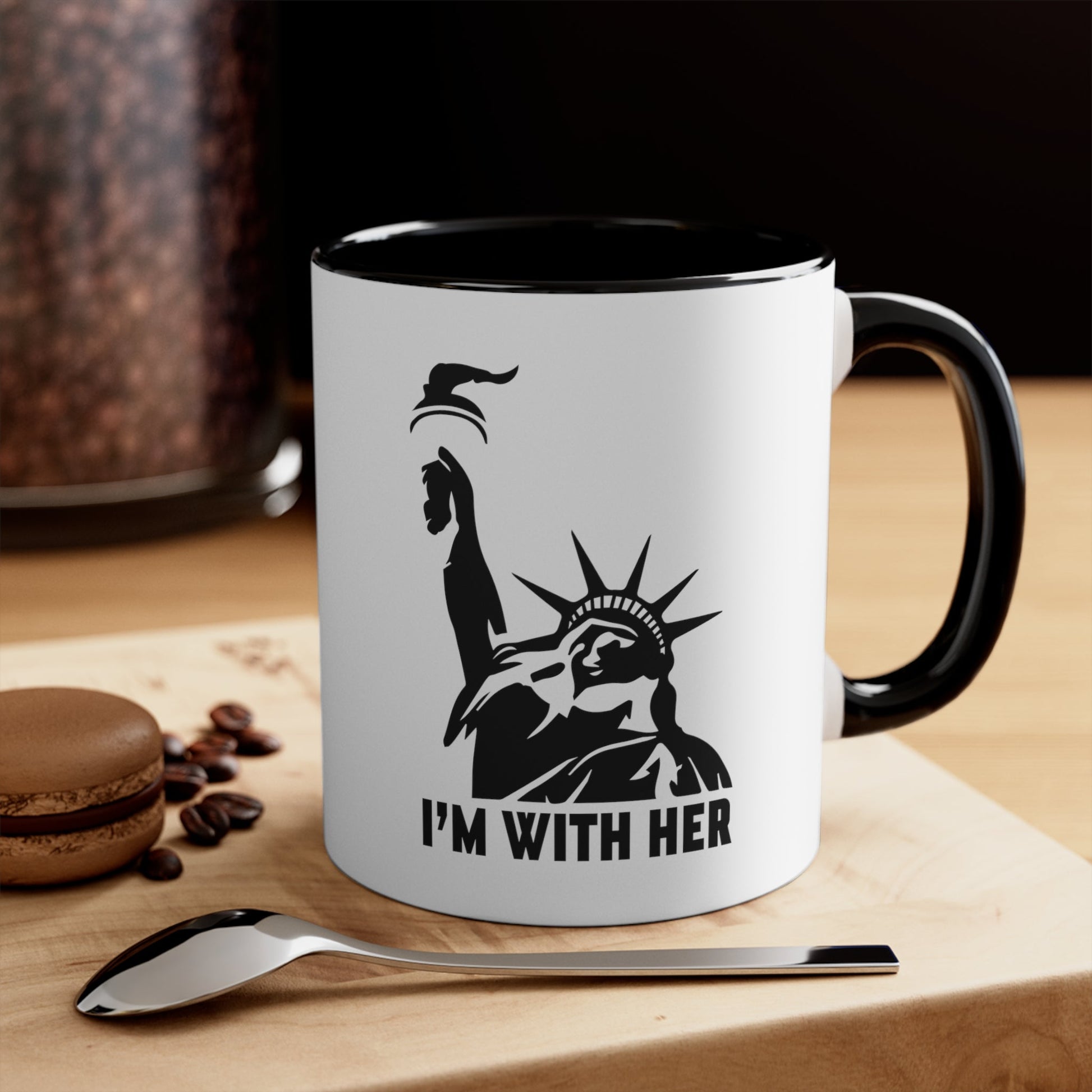 I'm With Her Mug (2 Sizes, 3 Colors) - PatriotDepot.com