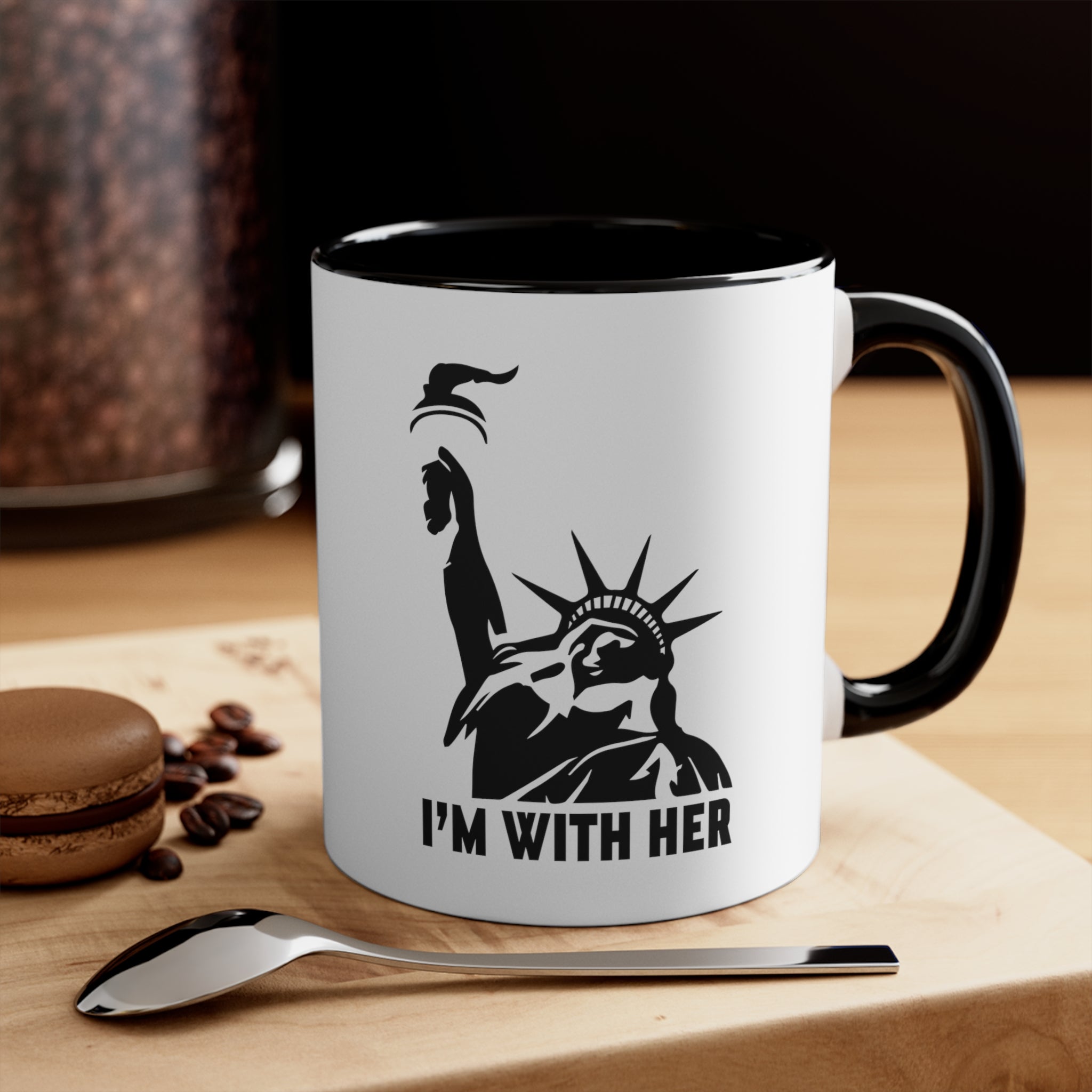I'm With Her Mug (2 Sizes, 3 Colors) - PatriotDepot.com