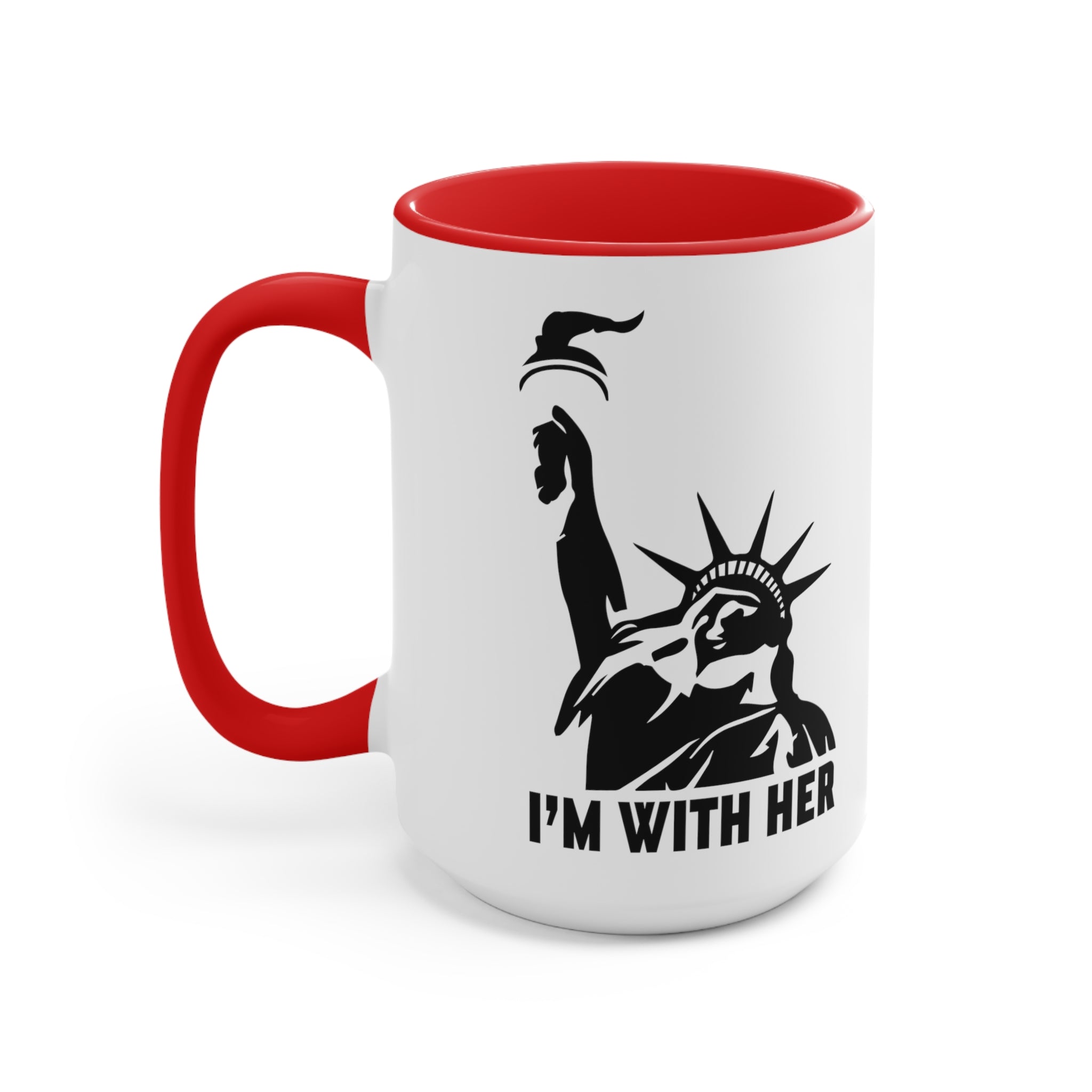 I'm With Her Mug (2 Sizes, 3 Colors) - PatriotDepot.com