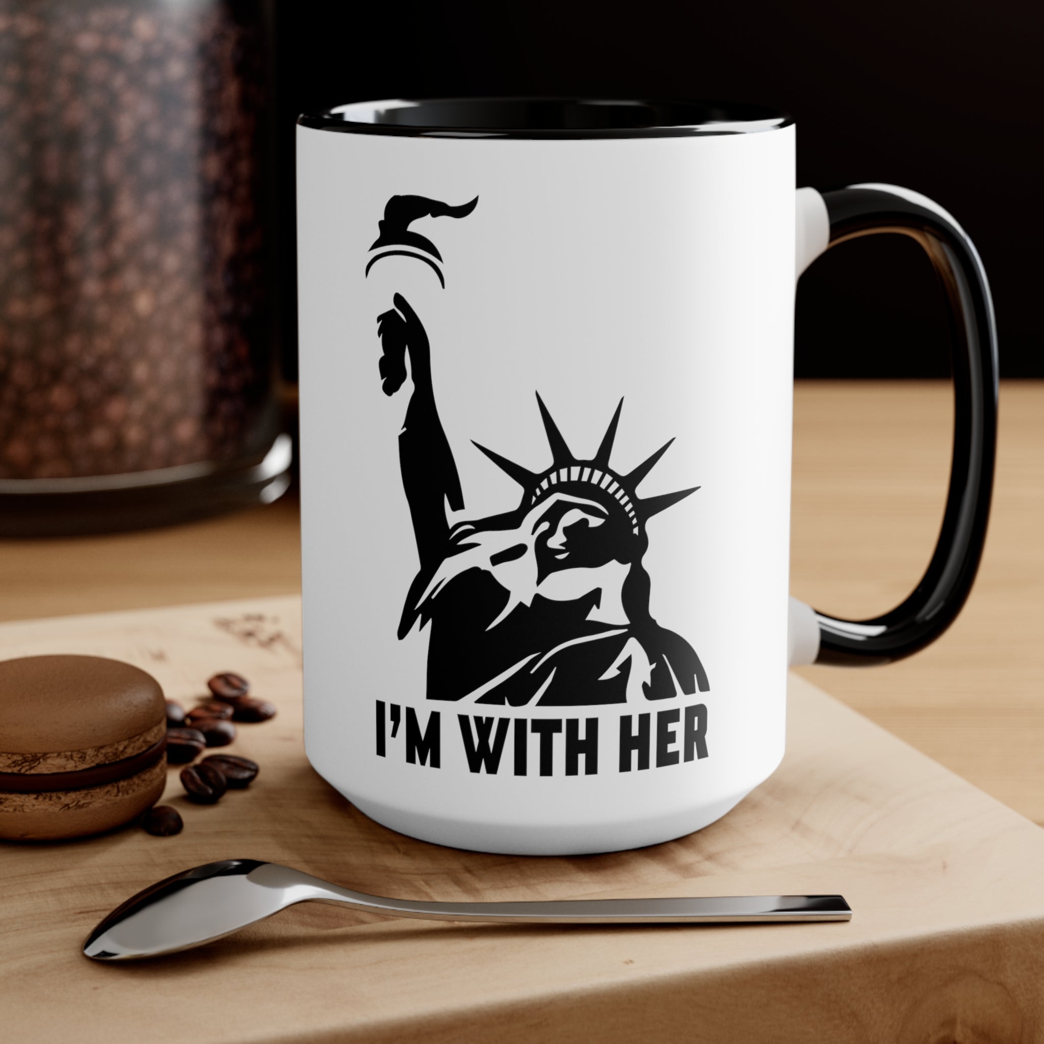 I'm With Her Mug (2 Sizes, 3 Colors) - PatriotDepot.com