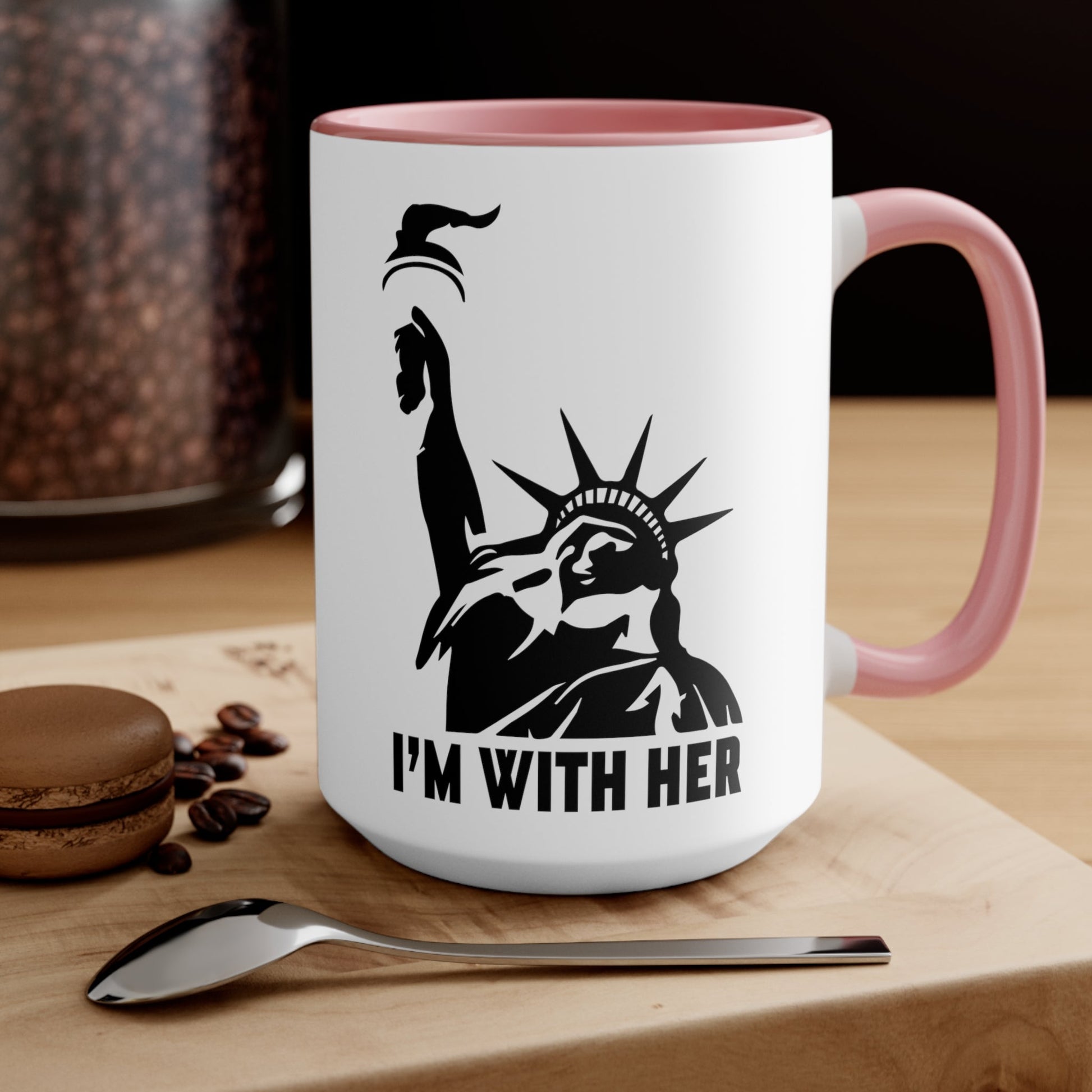 I'm With Her Mug (2 Sizes, 3 Colors) - PatriotDepot.com