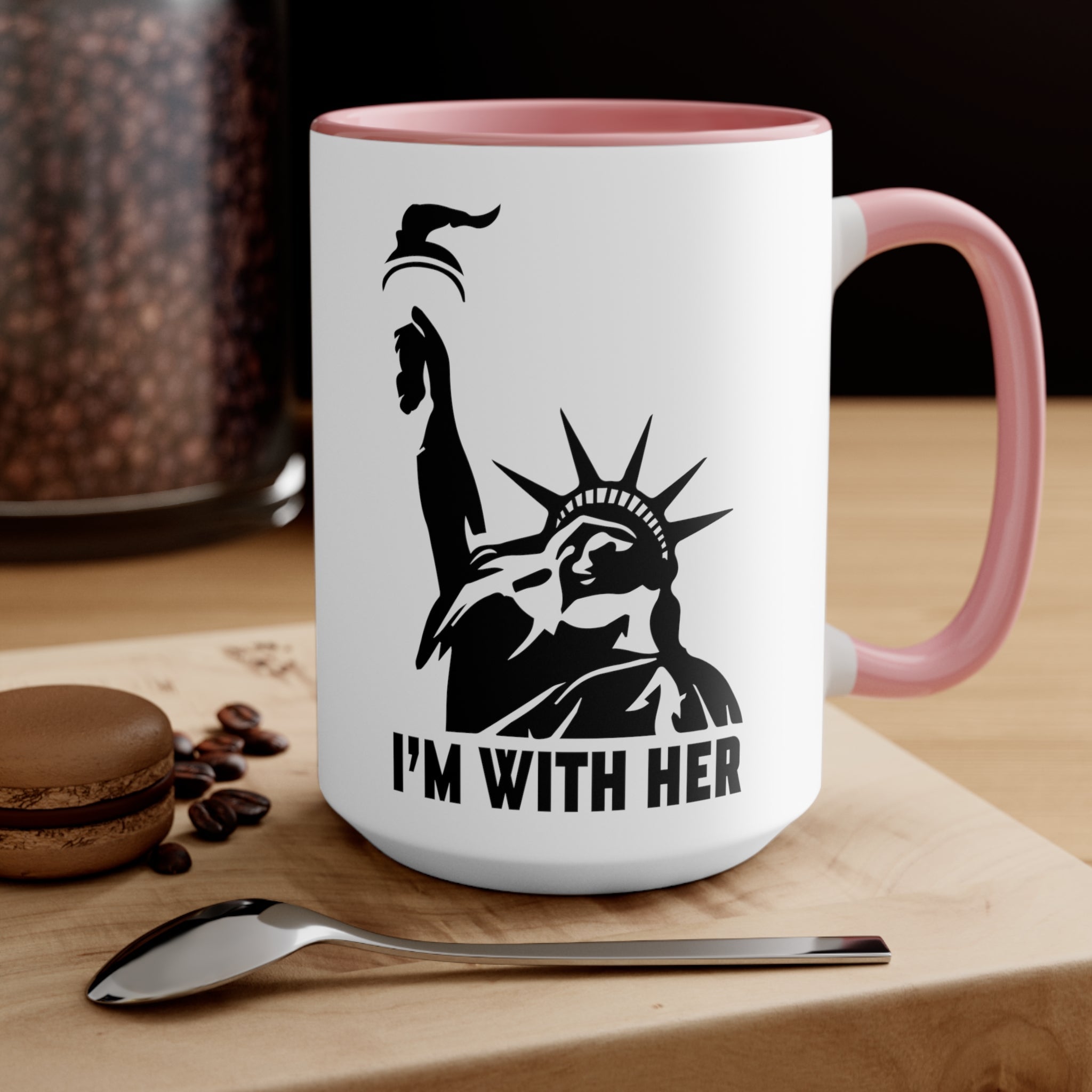 I'm With Her Mug (2 Sizes, 3 Colors) - PatriotDepot.com