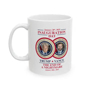 Inauguration Day January 20, 2025, Trump - Vance Mug, (11oz, 15oz) - PatriotDepot.com