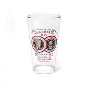Inauguration Day January 20, 2025, Trump - Vance Pint Glass - PatriotDepot.com
