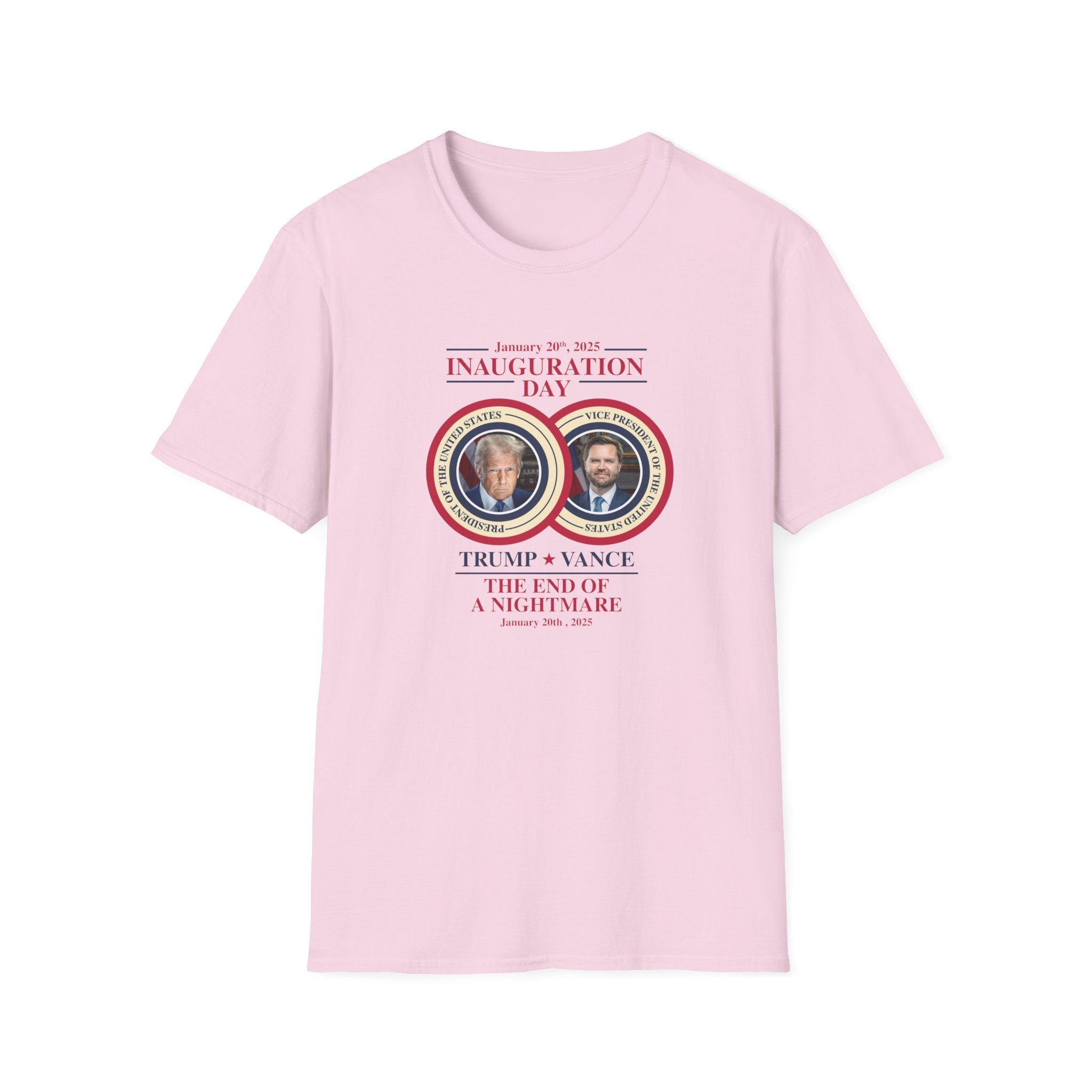 Inauguration Day January 20, 2025, Trump - Vance T-Shirt - PatriotDepot.com