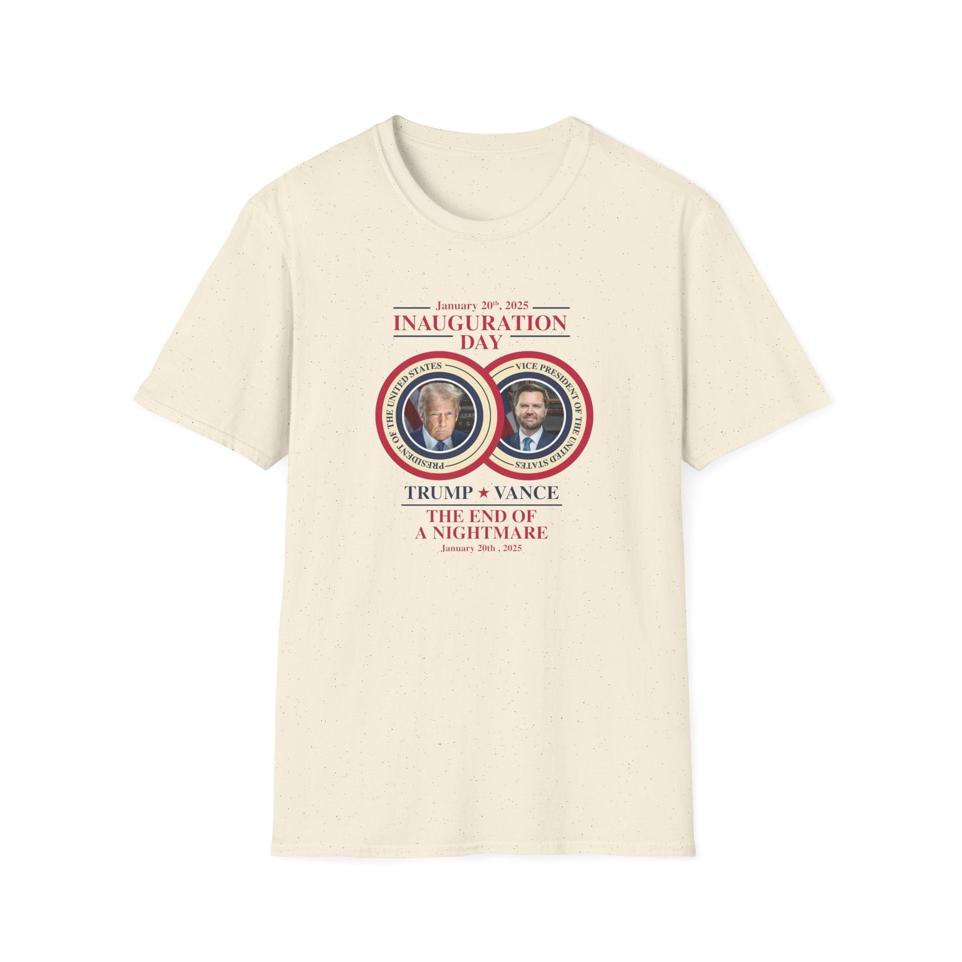 Inauguration Day January 20, 2025, Trump - Vance T-Shirt - PatriotDepot.com