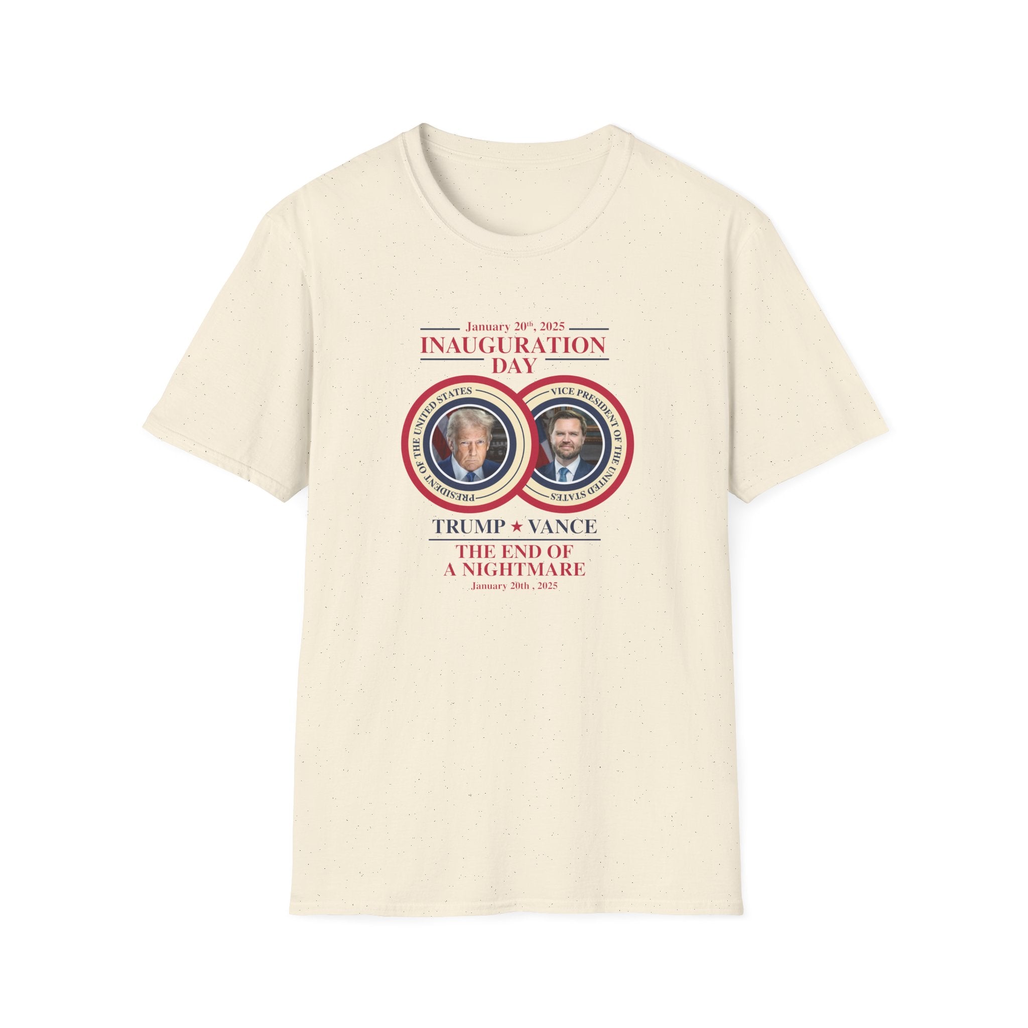 Inauguration Day January 20, 2025, Trump - Vance T-Shirt - PatriotDepot.com