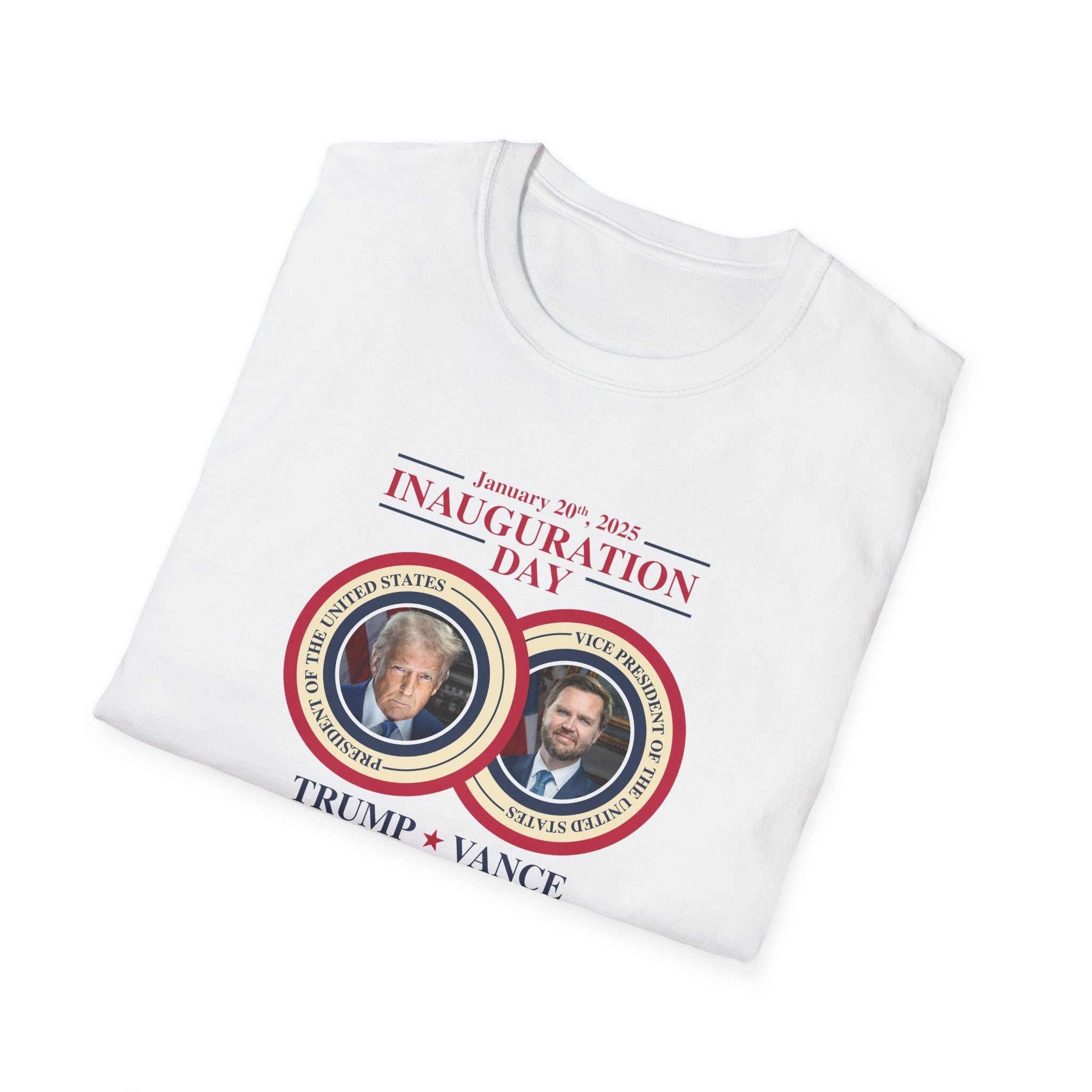 Inauguration Day January 20, 2025, Trump - Vance T-Shirt - PatriotDepot.com