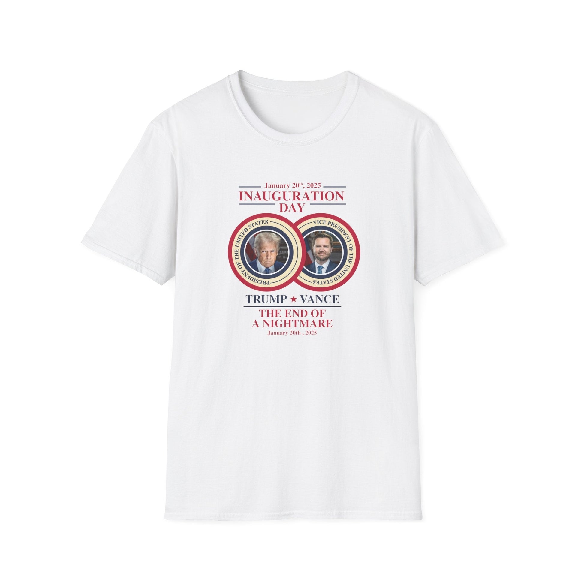 Inauguration Day January 20, 2025, Trump - Vance T-Shirt - PatriotDepot.com