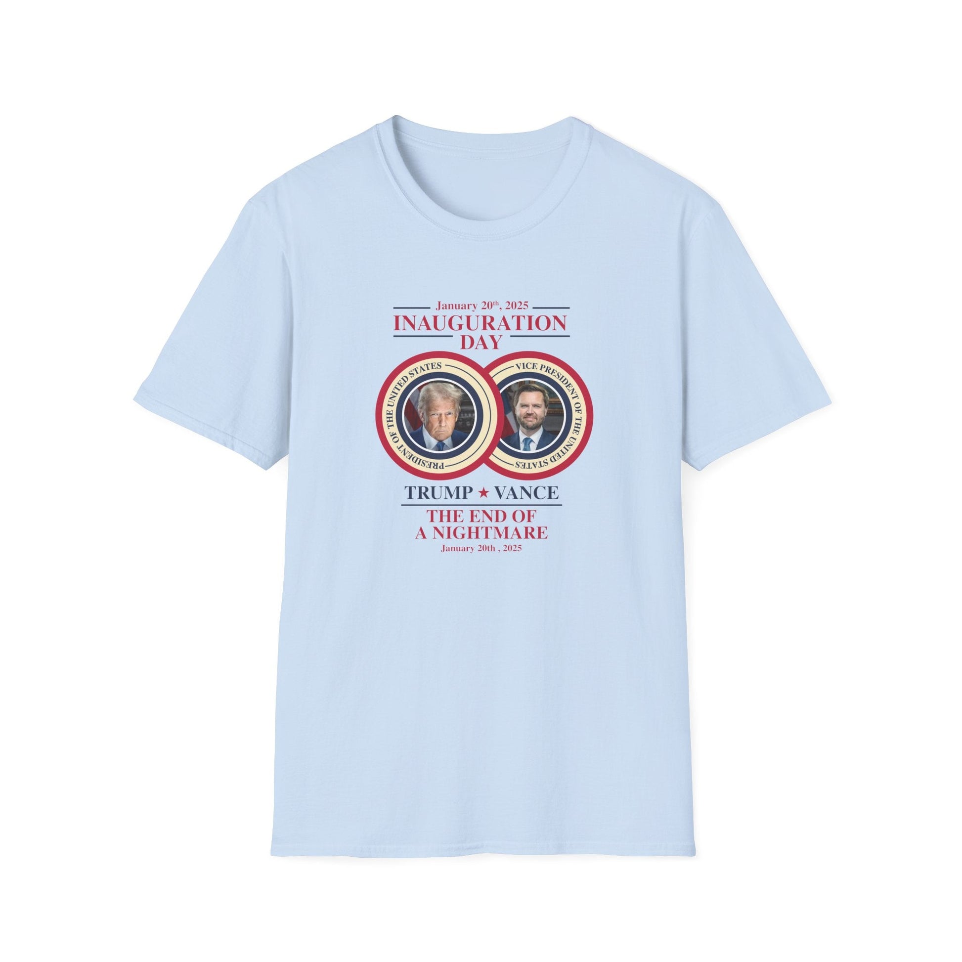 Inauguration Day January 20, 2025, Trump - Vance T-Shirt - PatriotDepot.com