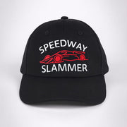 Indiana Speedway Slammer Embroidered Hat (Black) - PatriotDepot.com