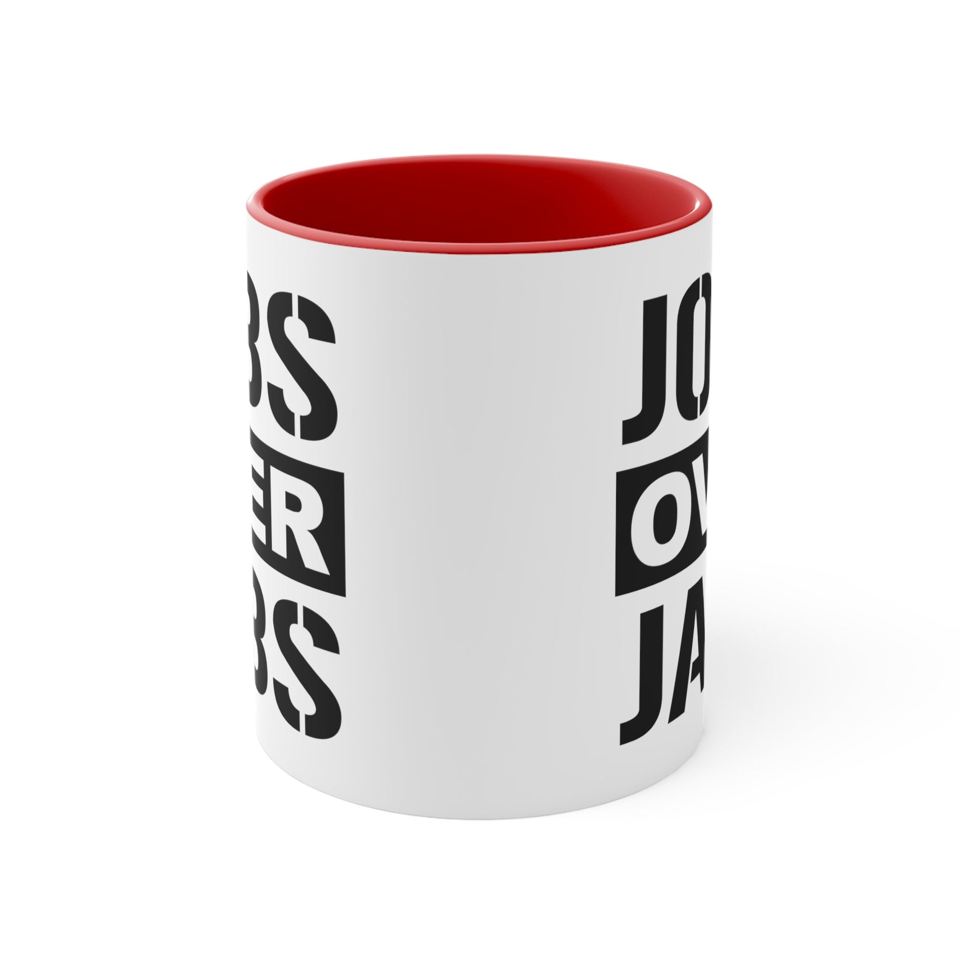 Jobs Over Jabs Mug (2 sizes, 3 colors) - PatriotDepot.com