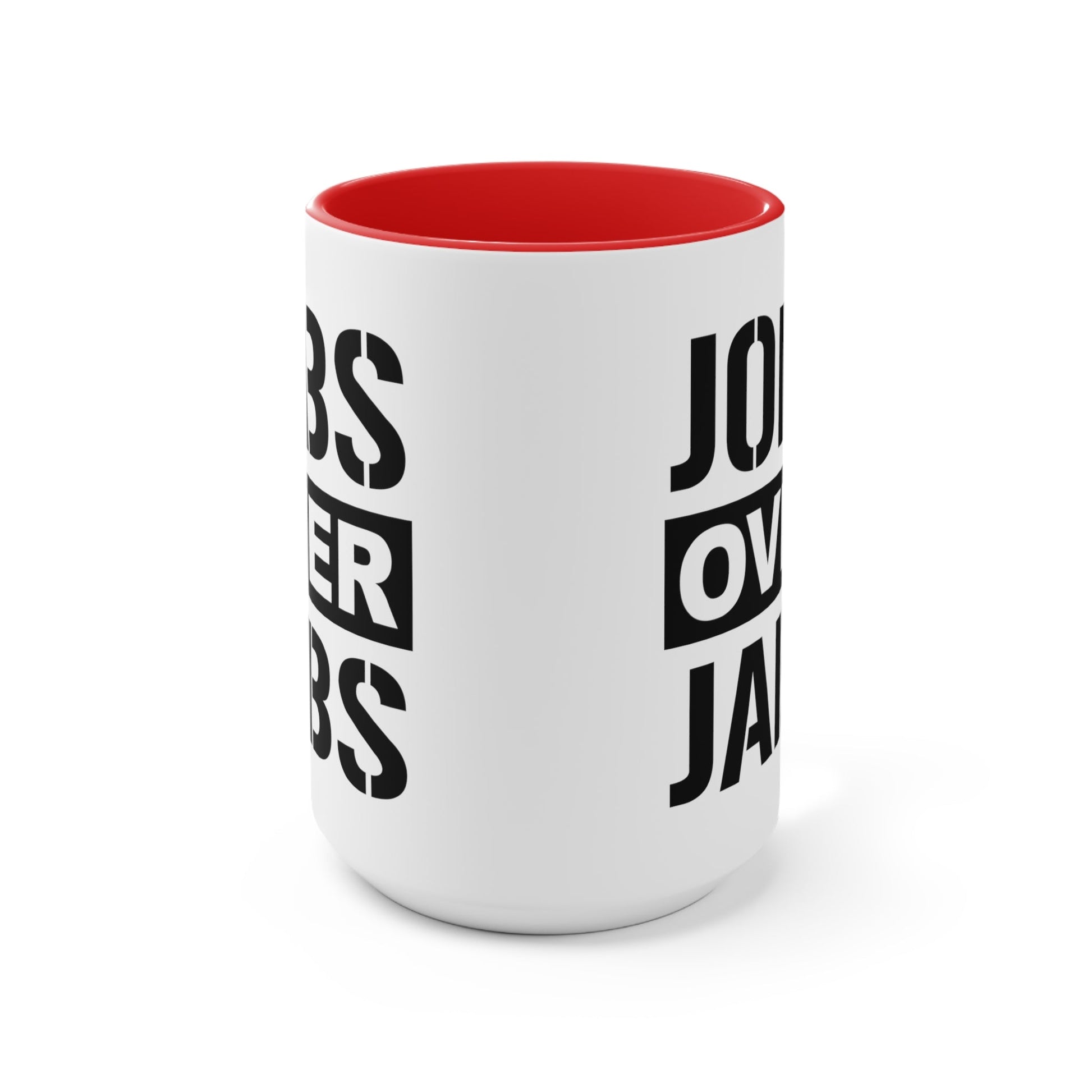 Jobs Over Jabs Mug (2 sizes, 3 colors) - PatriotDepot.com