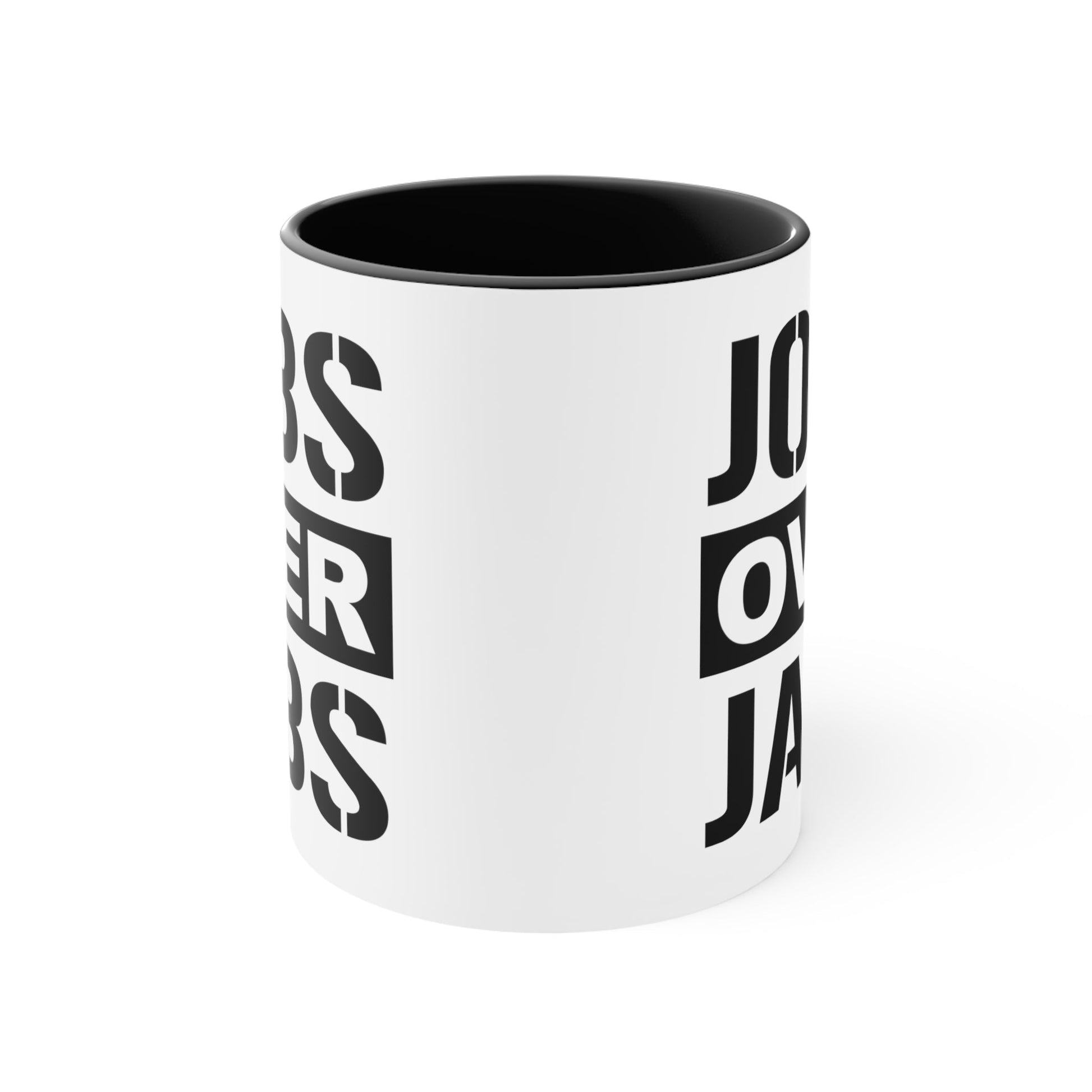 Jobs Over Jabs Mug (2 sizes, 3 colors) - PatriotDepot.com
