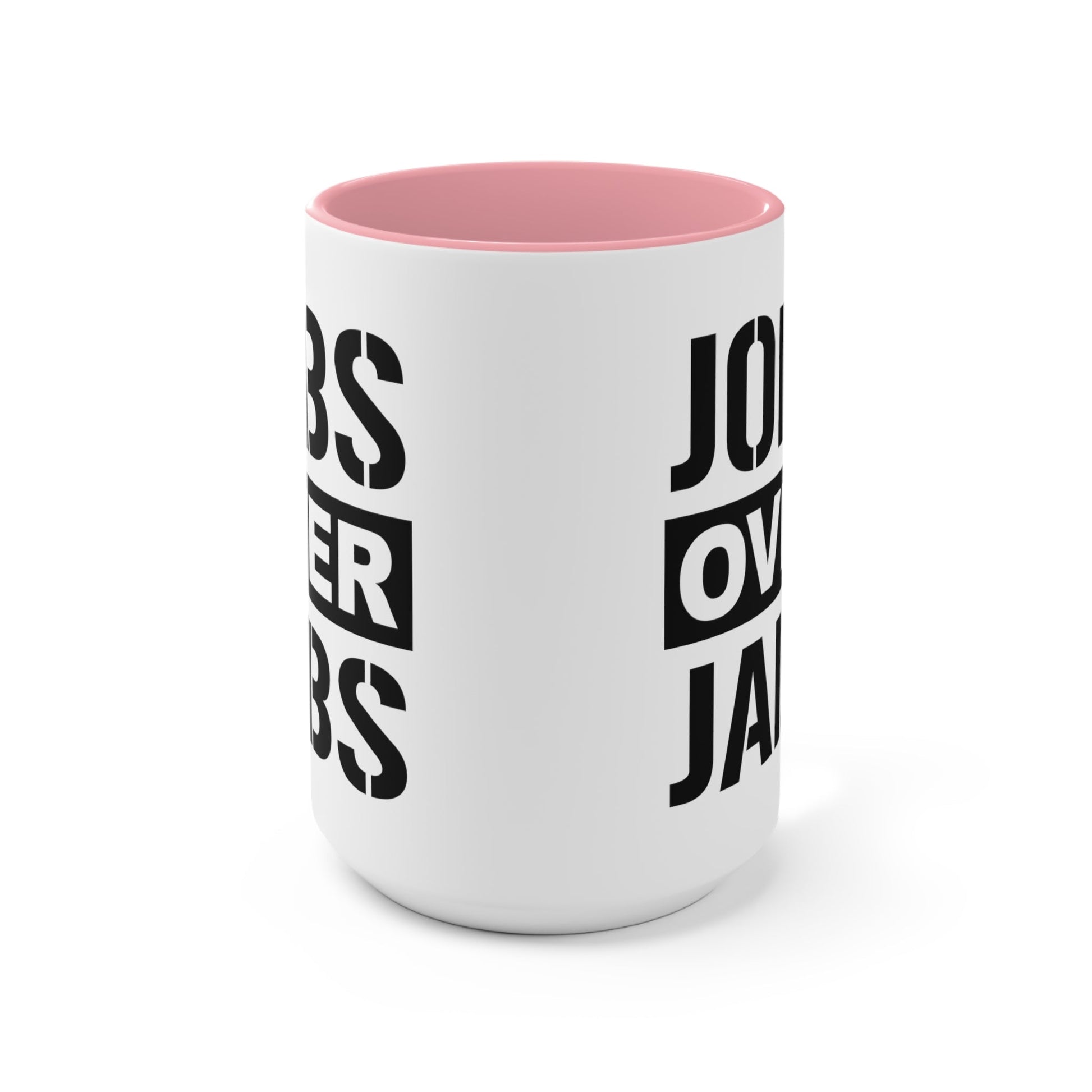 Jobs Over Jabs Mug (2 sizes, 3 colors) - PatriotDepot.com