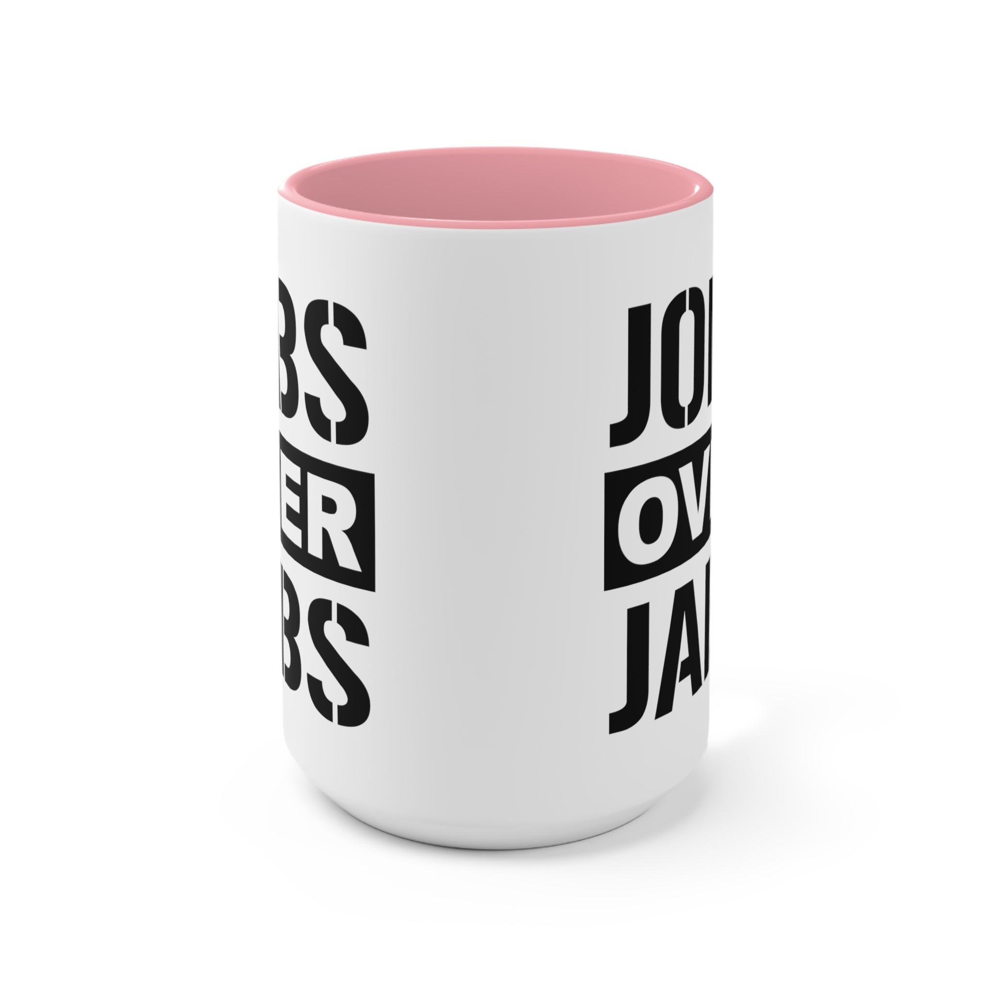 Jobs Over Jabs Mug (2 sizes, 3 colors) - PatriotDepot.com