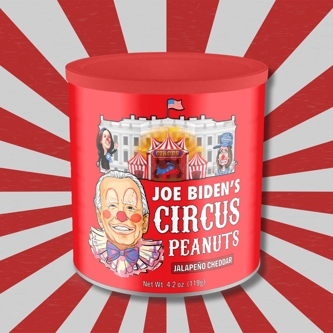 Joe Biden's Circus Jalapeño Cheddar Peanuts - PatriotDepot.com