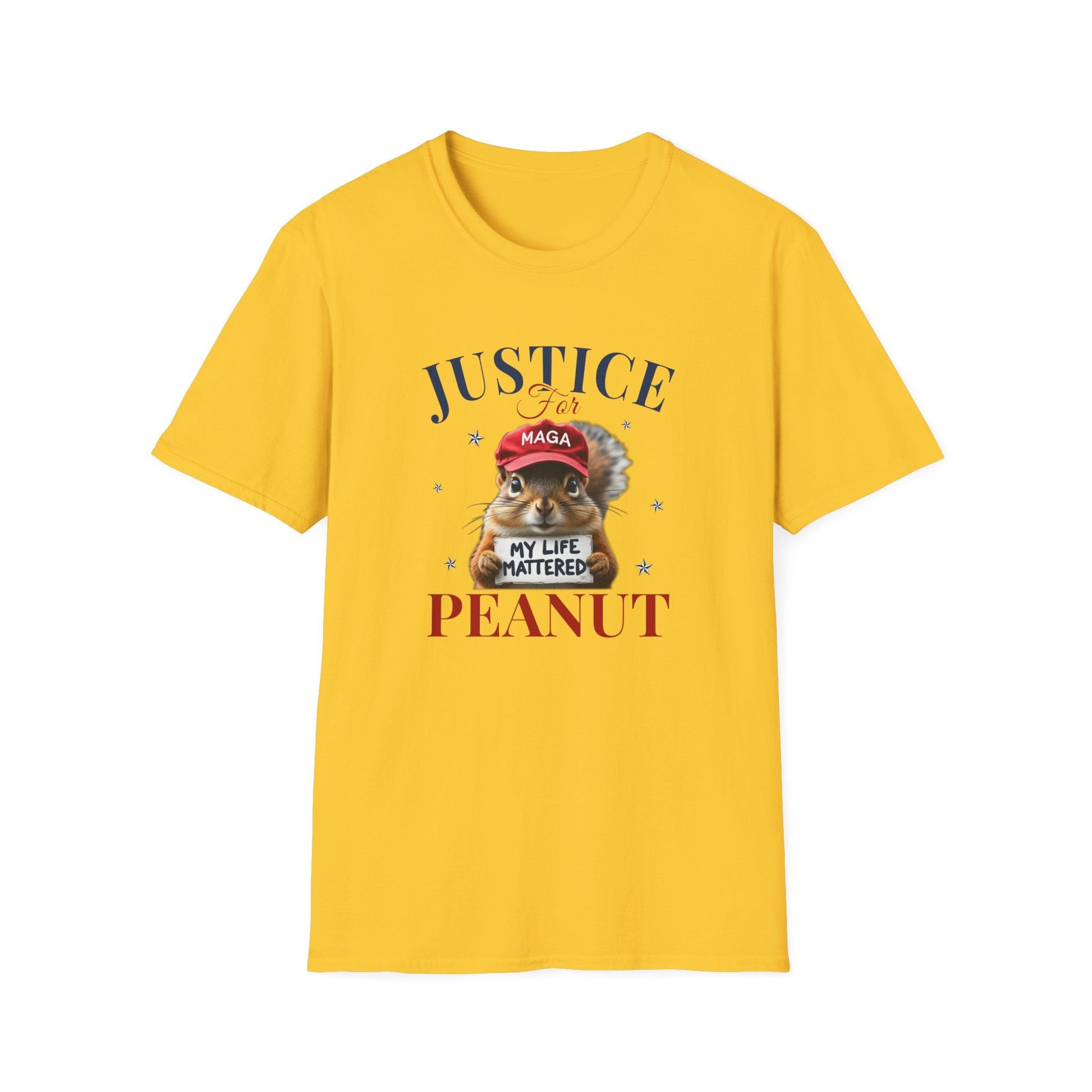 Justice for Peanut T-Shirt (MAGA Hat Edition) - PatriotDepot.com