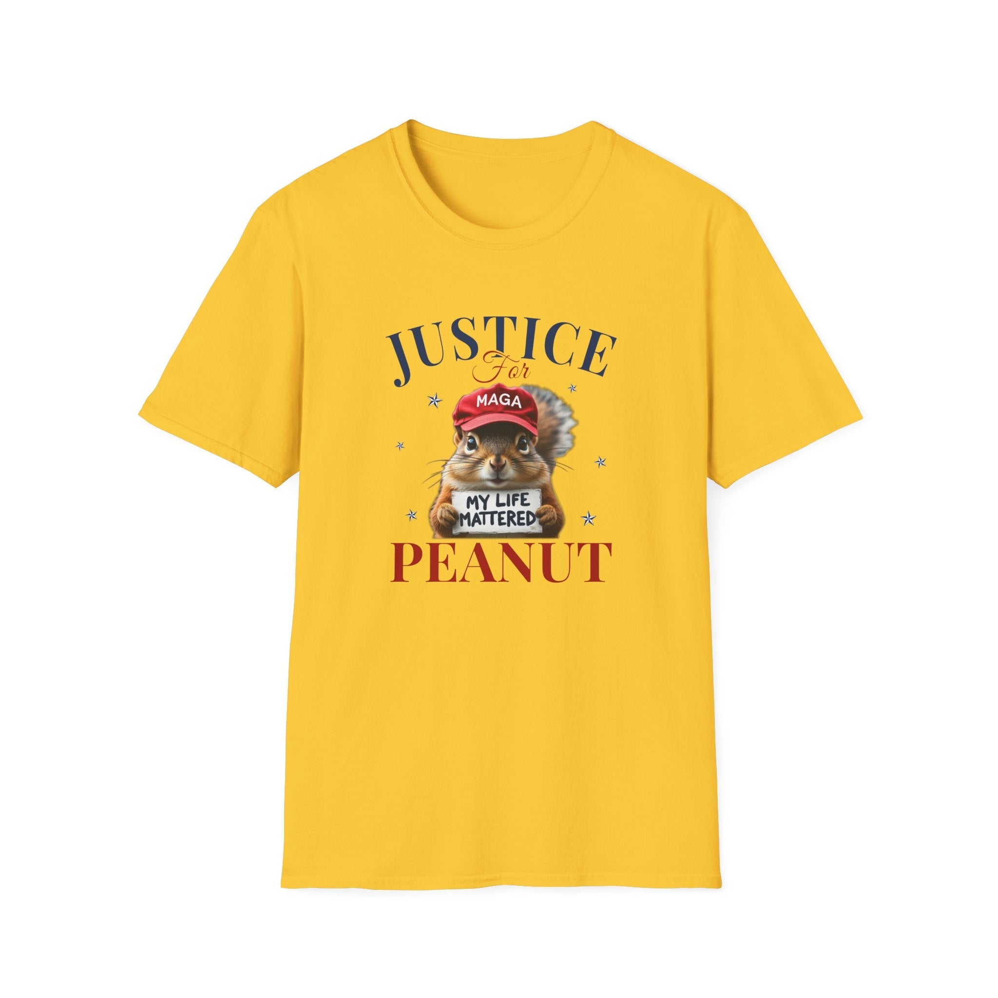 Justice for Peanut T-Shirt (MAGA Hat Edition) - PatriotDepot.com
