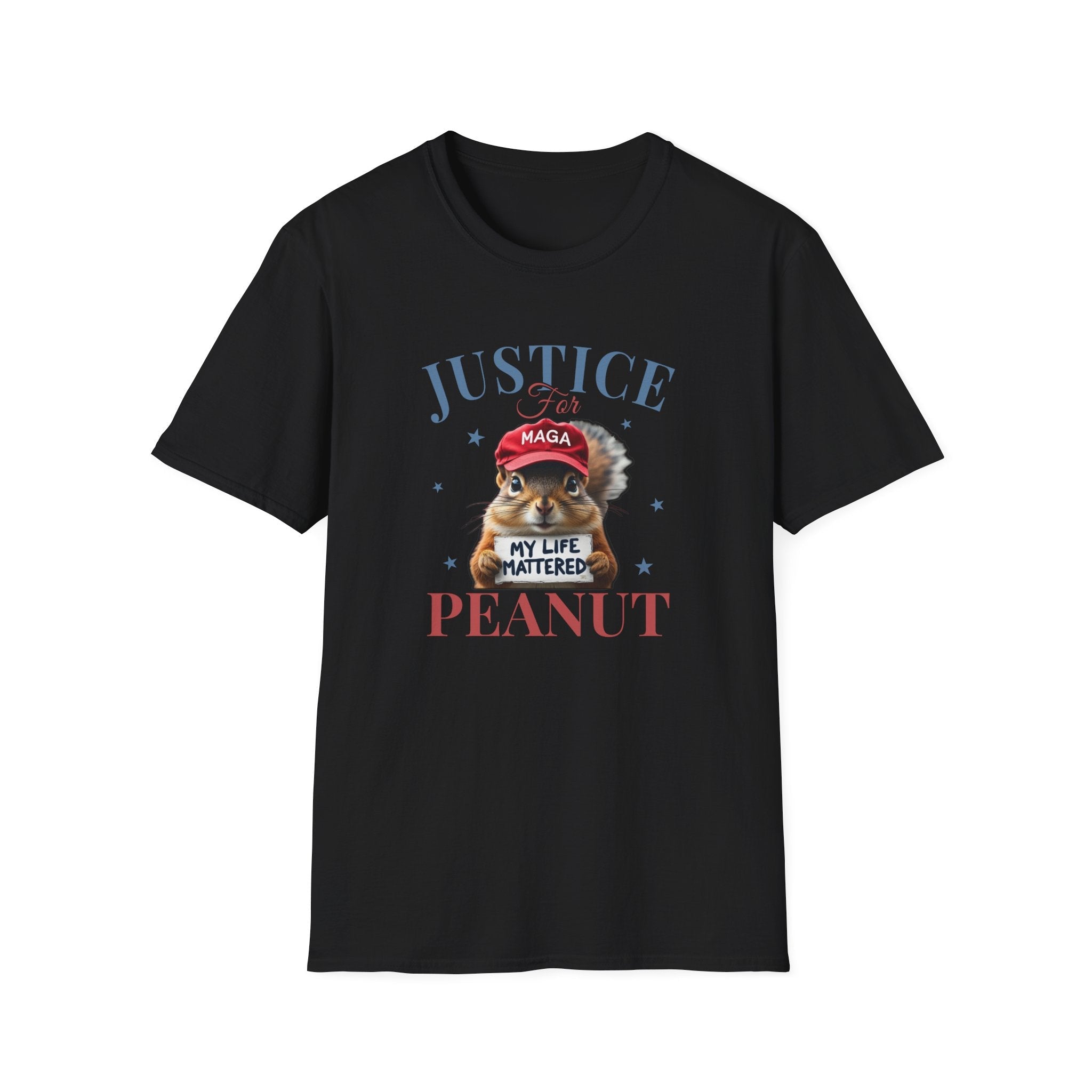 Justice for Peanut T-Shirt (MAGA Hat Edition) - PatriotDepot.com
