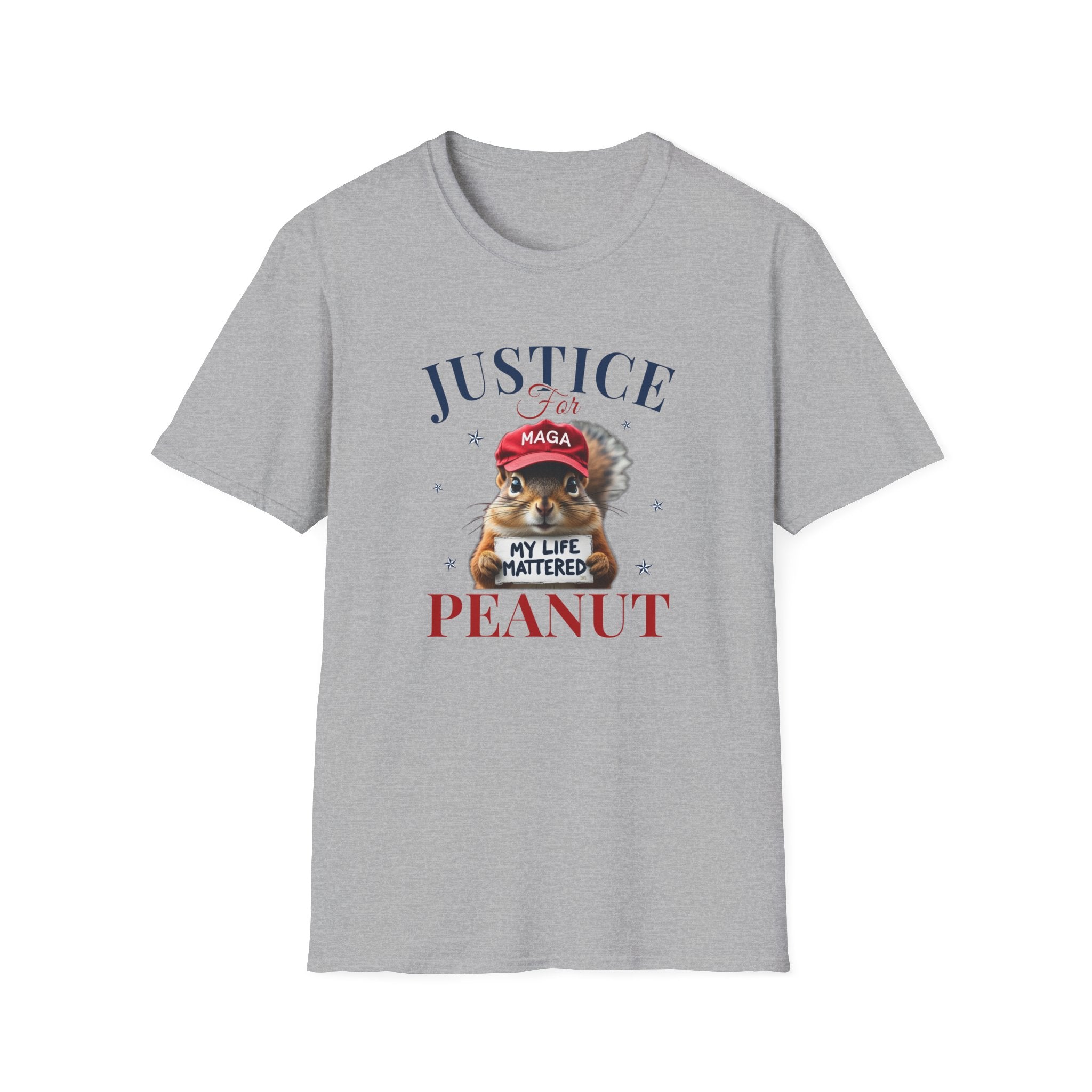 Justice for Peanut T-Shirt (MAGA Hat Edition) - PatriotDepot.com