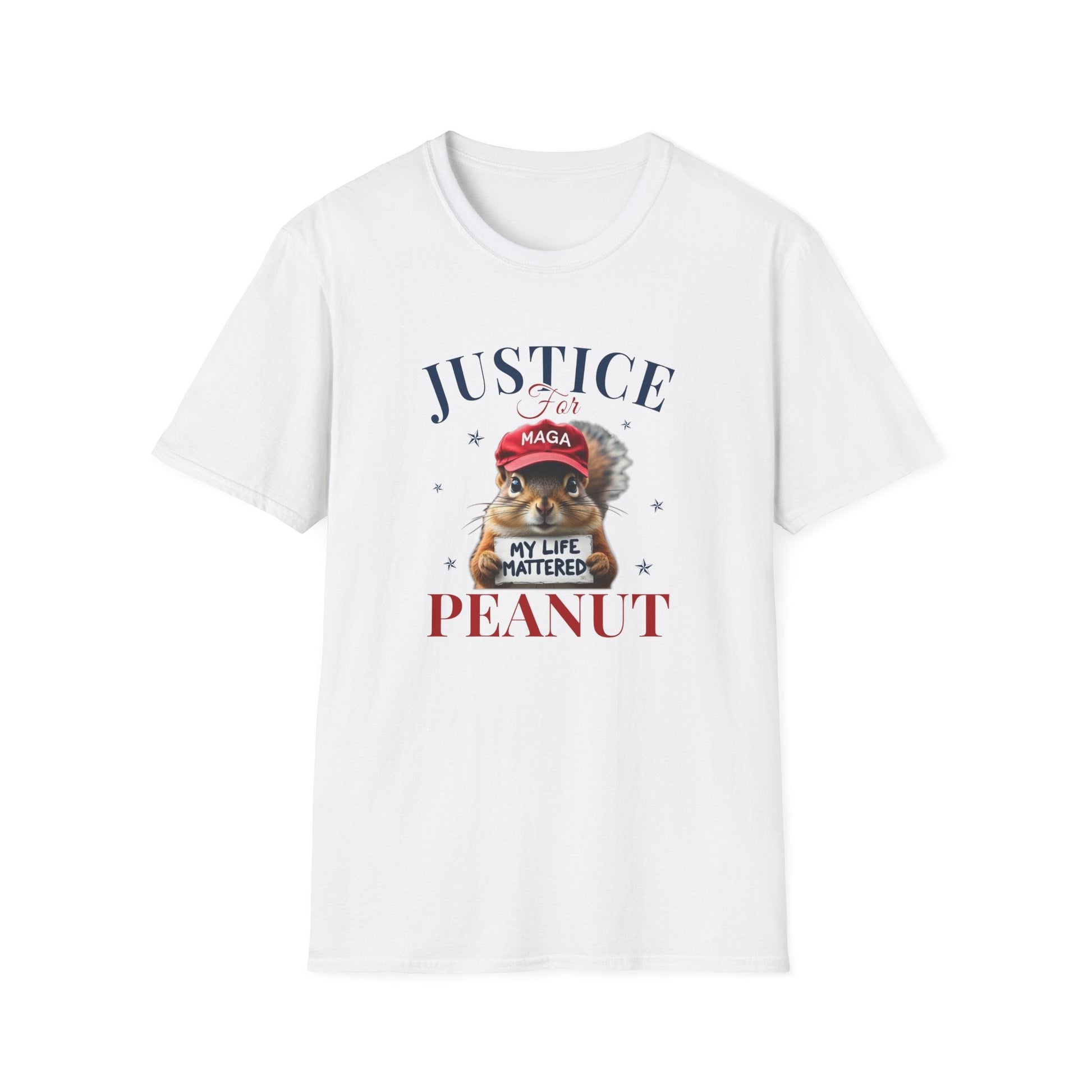 Justice for Peanut T-Shirt (MAGA Hat Edition) - PatriotDepot.com
