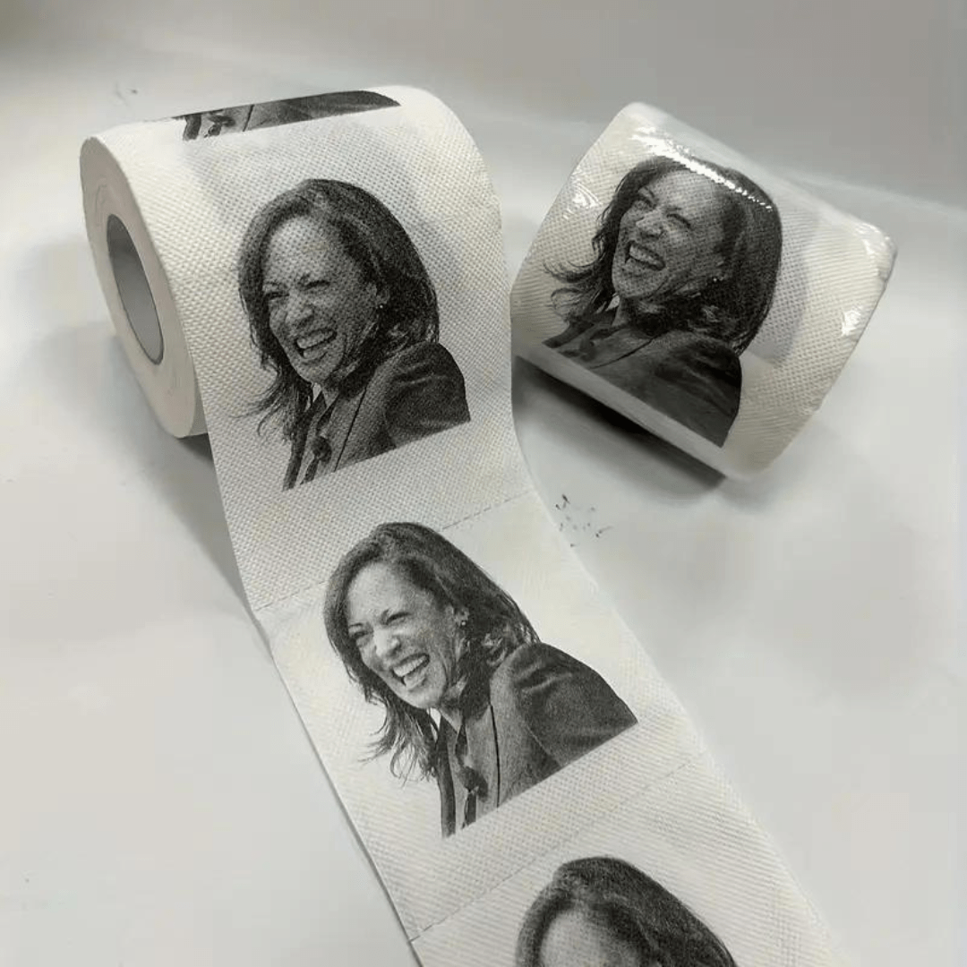 Kamala Harris Toilet Paper (1 Roll) - PatriotDepot.com