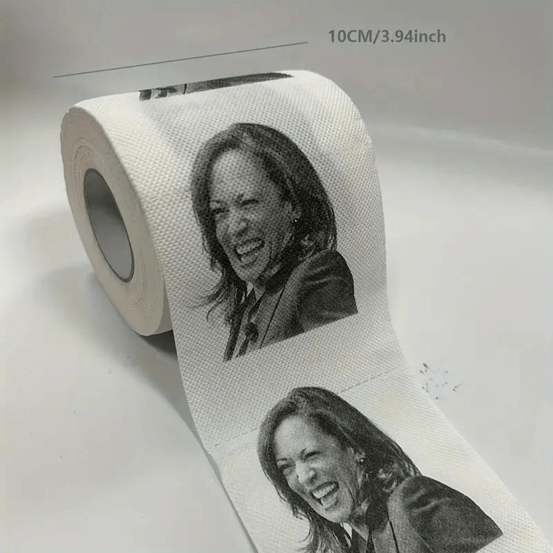 Kamala Harris Toilet Paper (1 Roll) - PatriotDepot.com