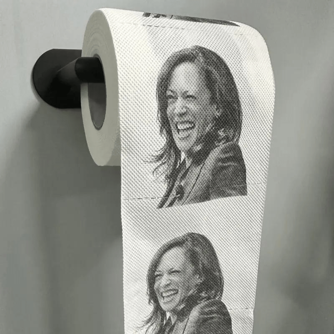 Kamala Harris Toilet Paper (1 Roll) - PatriotDepot.com