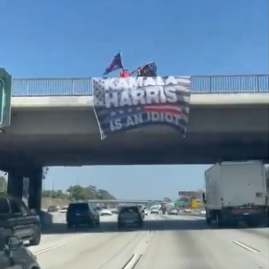 Kamala is an Idiot Blackout Flag (2 sizes) - PatriotDepot.com