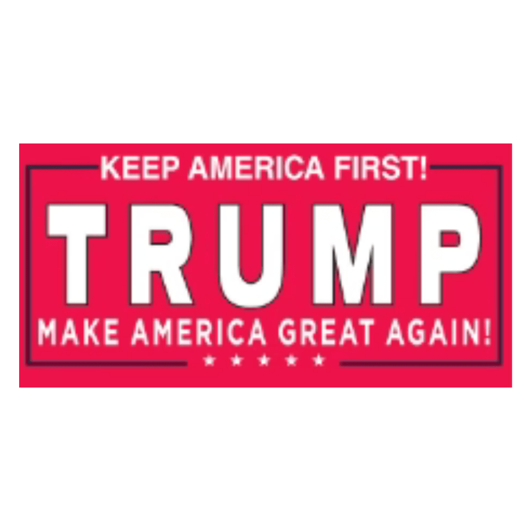 Keep America First Trump MAGA Bumper Sticker - PatriotDepot.com