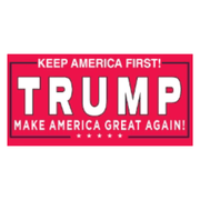Keep America First Trump MAGA Bumper Sticker - PatriotDepot.com