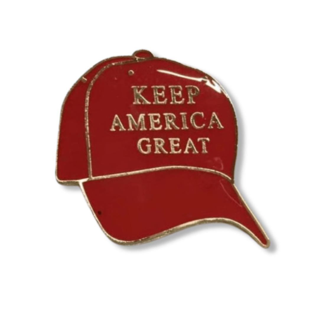 Keep America Great Red Hat Lapel Pin (Collectors Item) - PatriotDepot.com