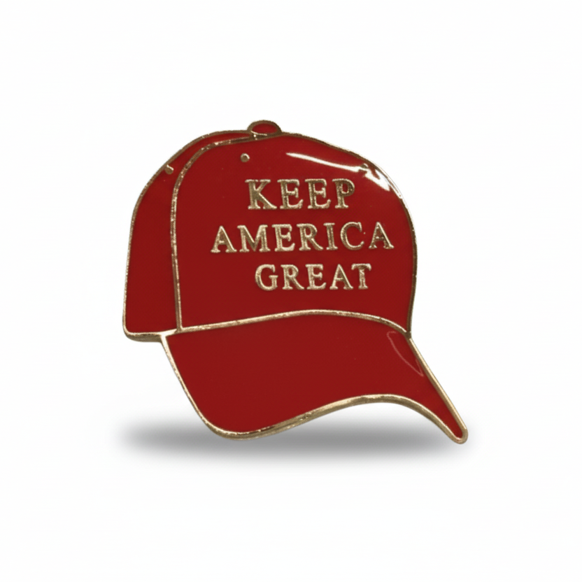 Keep America Great Red Hat Lapel Pin (Collectors Item) - PatriotDepot.com