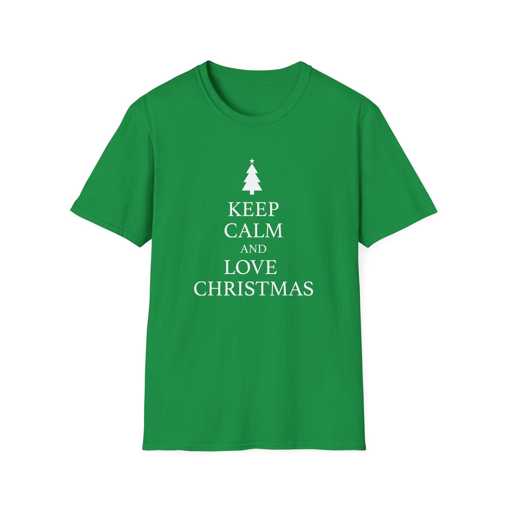 Keep Calm and Love Christmas Unisex T-Shirt - PatriotDepot.com