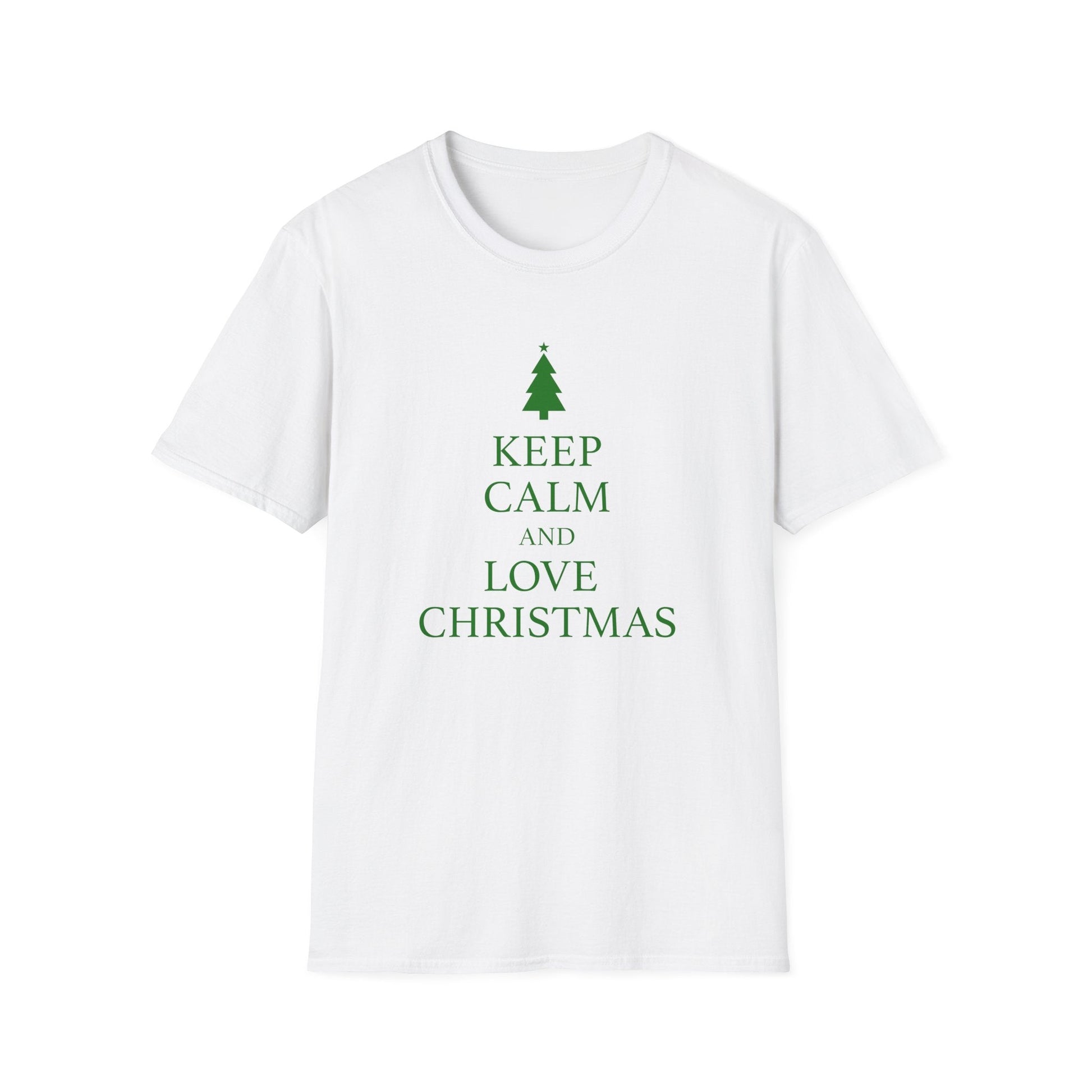 Keep Calm and Love Christmas Unisex T-Shirt - PatriotDepot.com