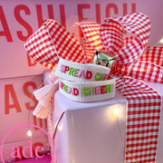Kids’ Spread Cheer Adjustable Woven Canvas Christmas Bracelet - PatriotDepot.com