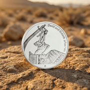 King David's Victory Commemorative Coin | Silver Plated - PatriotDepot.com