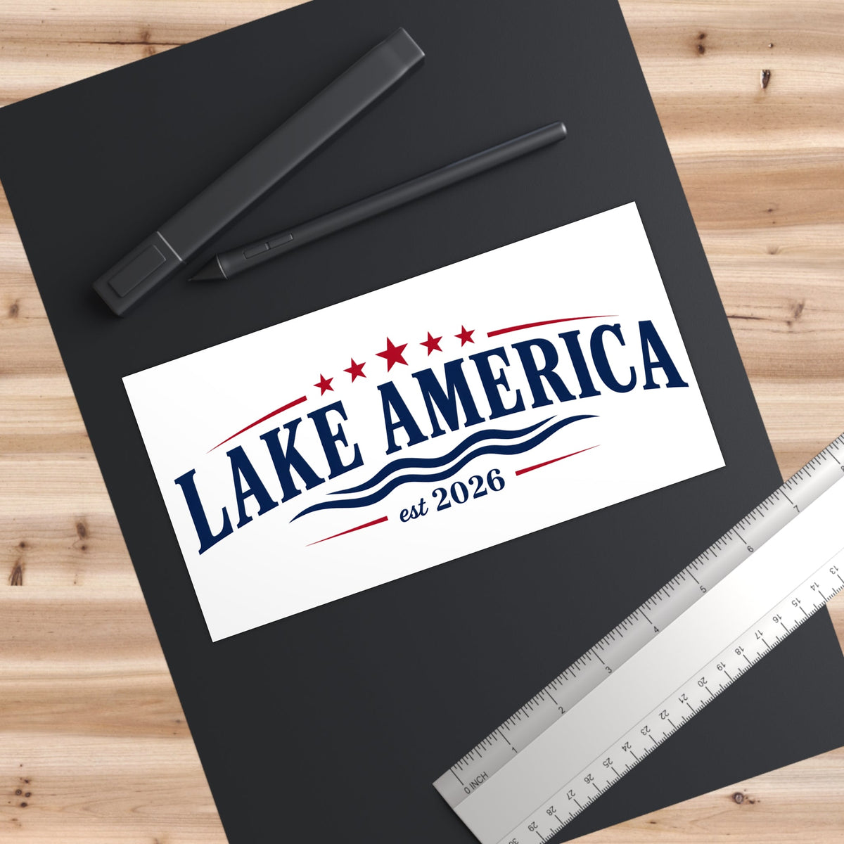 Lake America Est. 2026 Bumper Sticker - PatriotDepot.com