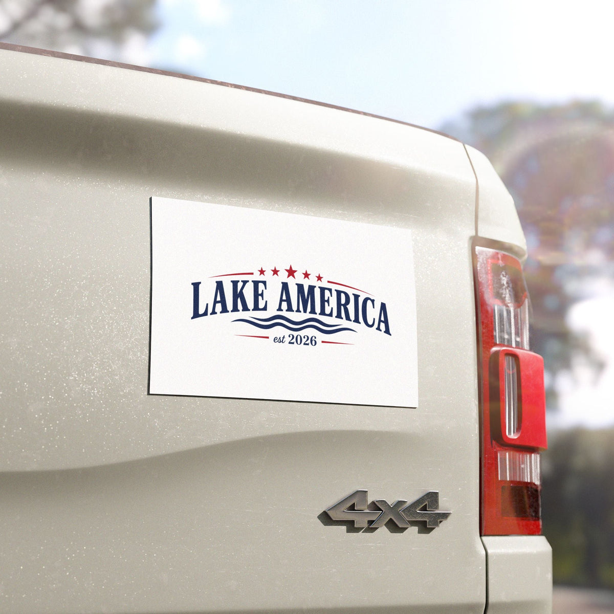 Lake America Est. 2026 Car Magnet (2 Sizes) - PatriotDepot.com