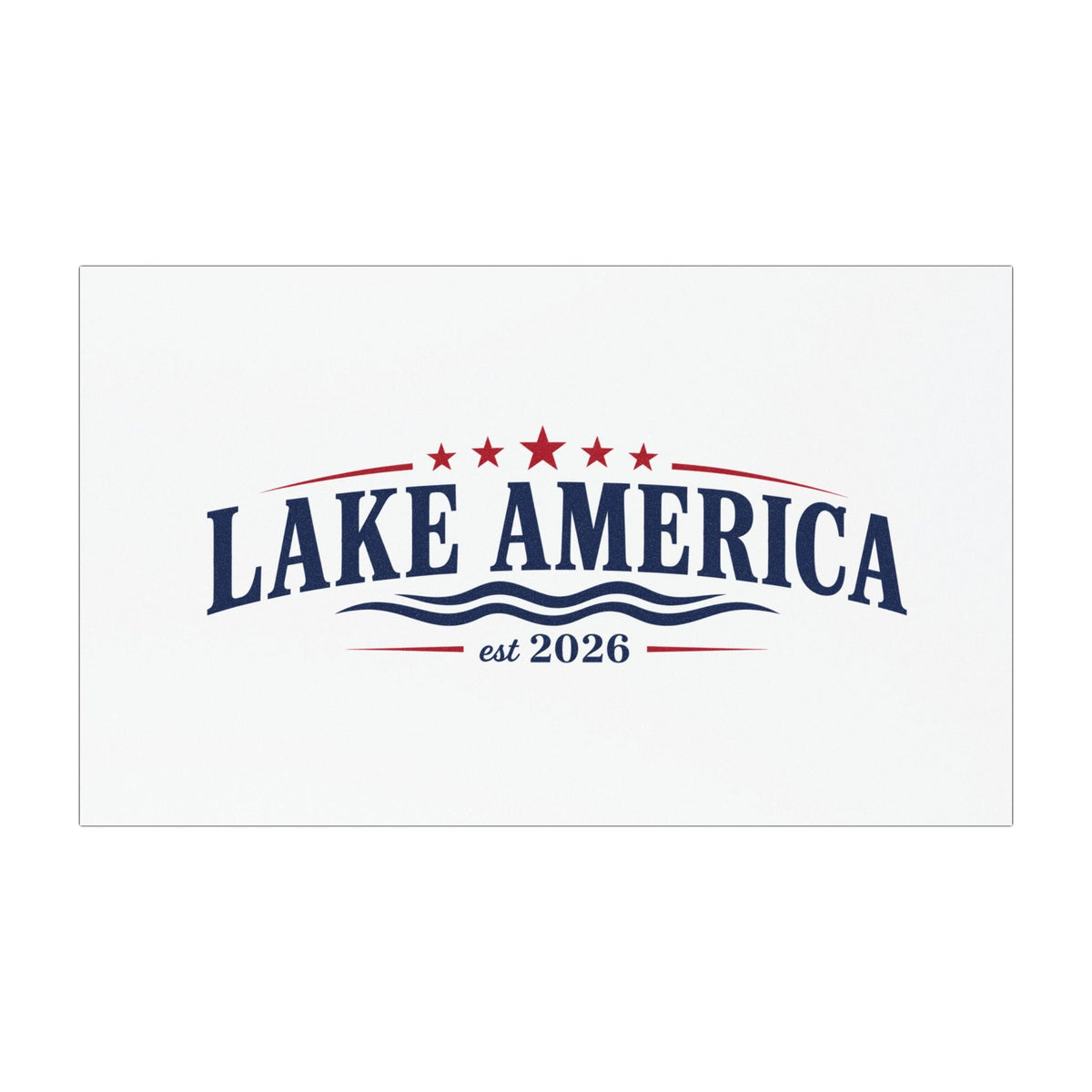Lake America Est. 2026 Car Magnet (2 Sizes) - PatriotDepot.com
